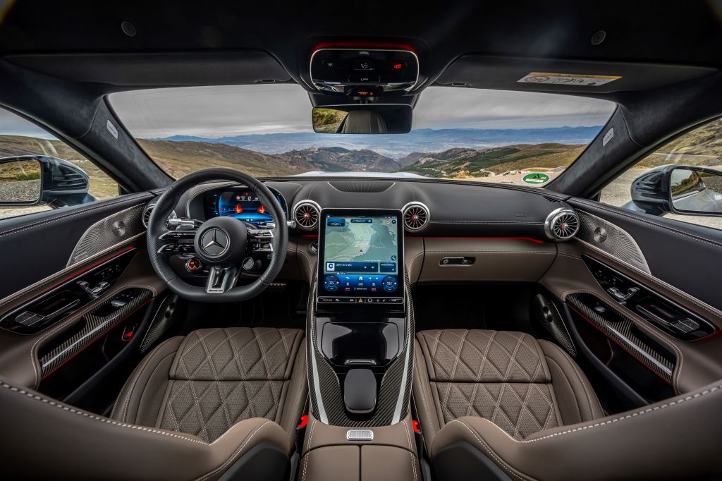 Mercedes-AMG GT Coupe interior with Nappa leather upholstery