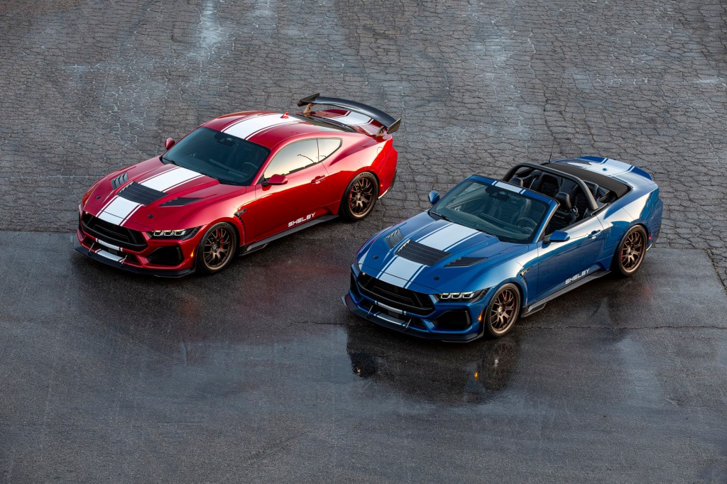 2024 Shelby Super Snake convertible and fastback