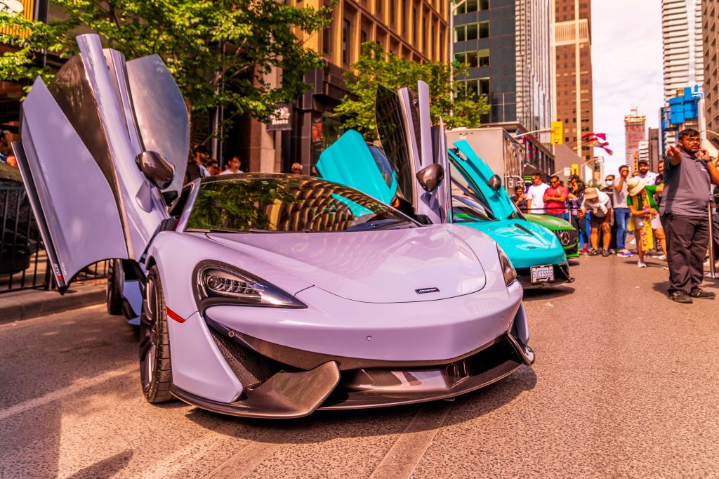 Cars at Yorkville Exotic Car Show