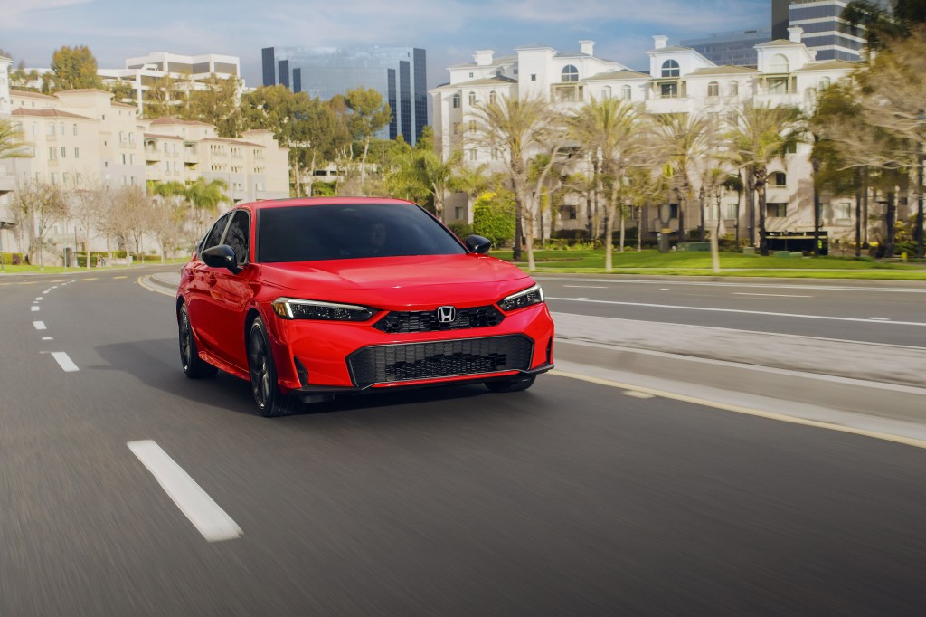 2025 Honda Civic driving