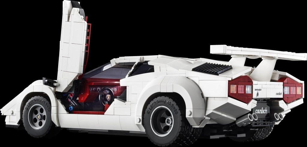 Lego Icons Lamborghini Countach 5000 Quattrovalvole with open door