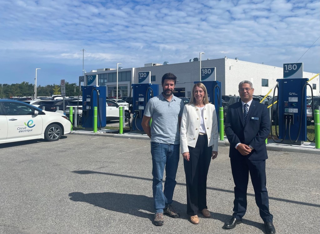 Samuel Bergeron, France Lampron and Ramy Gerges