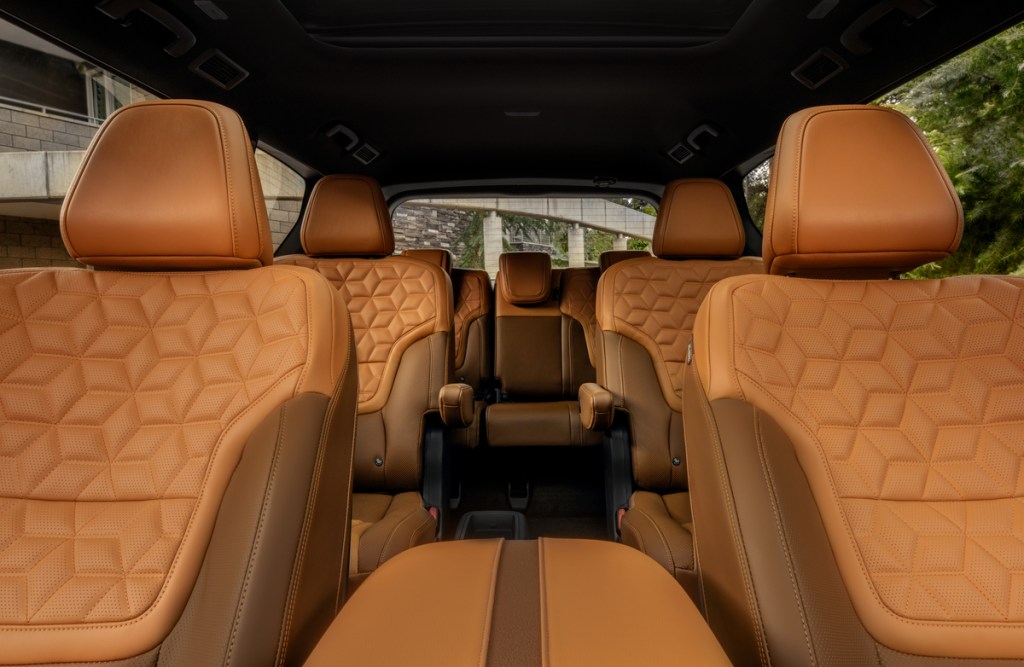 2025 Nissan Armada interior facing seats