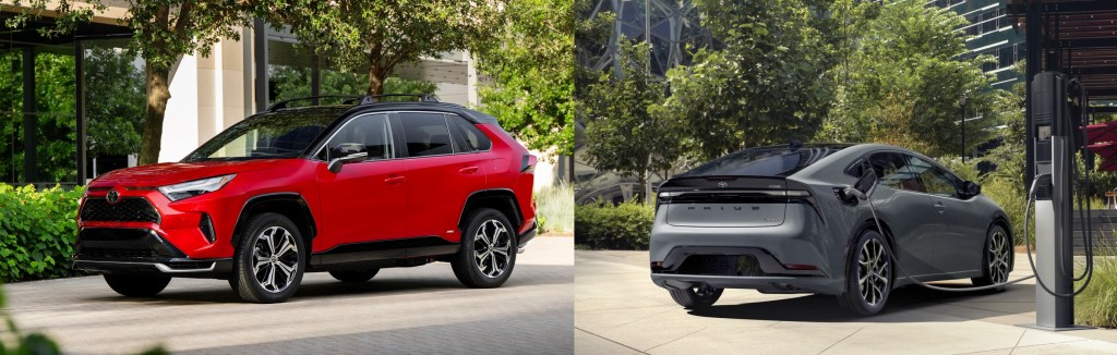 Toyota RAV4 and Prius