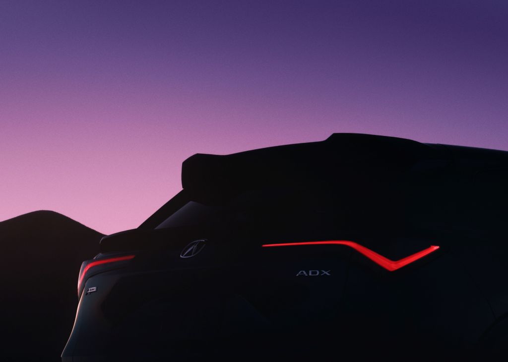 2025 Acura ADX teaser image of rear