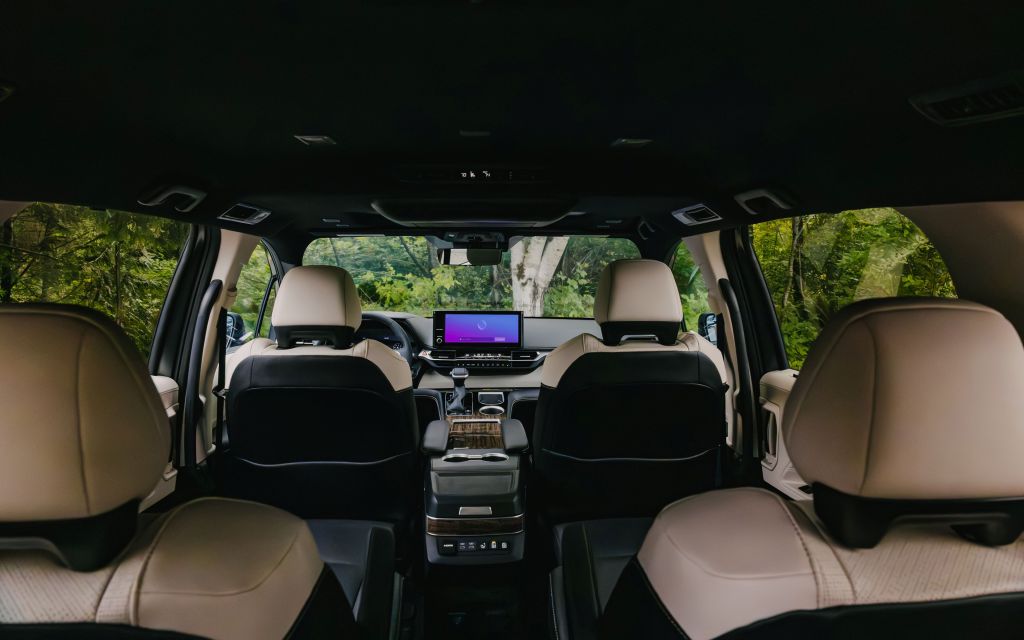 2025 Toyota Sienna Platinum grade interior