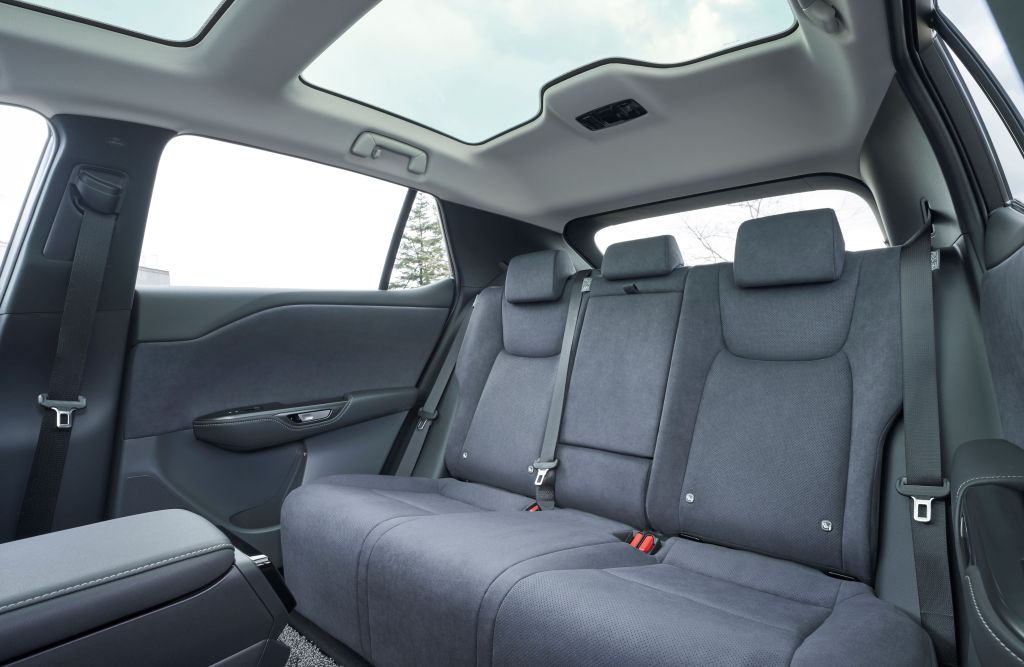 Lexus RZ 450e rear seats