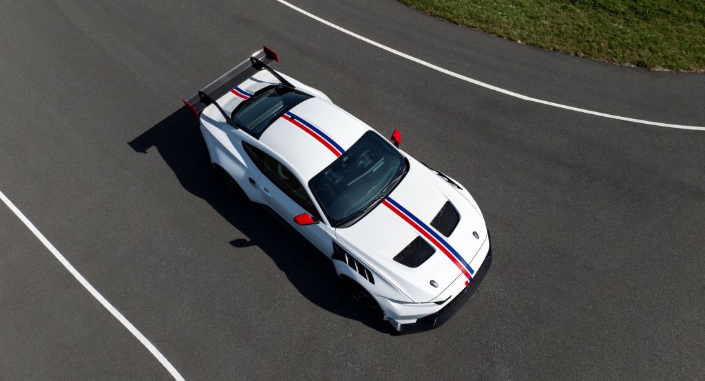 Ford Mustang GTD Spirit of America from above