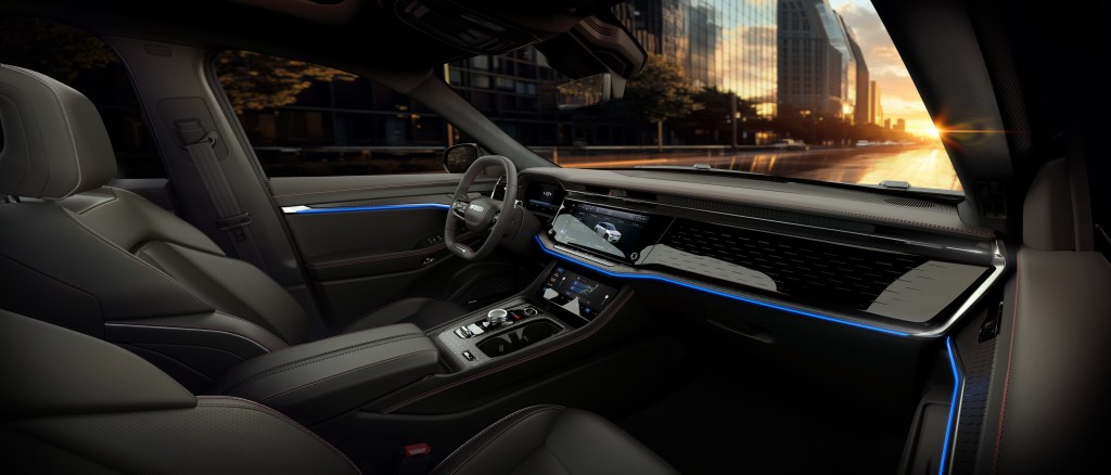 2025 Jeep Wagoneer S Limited front seats in black