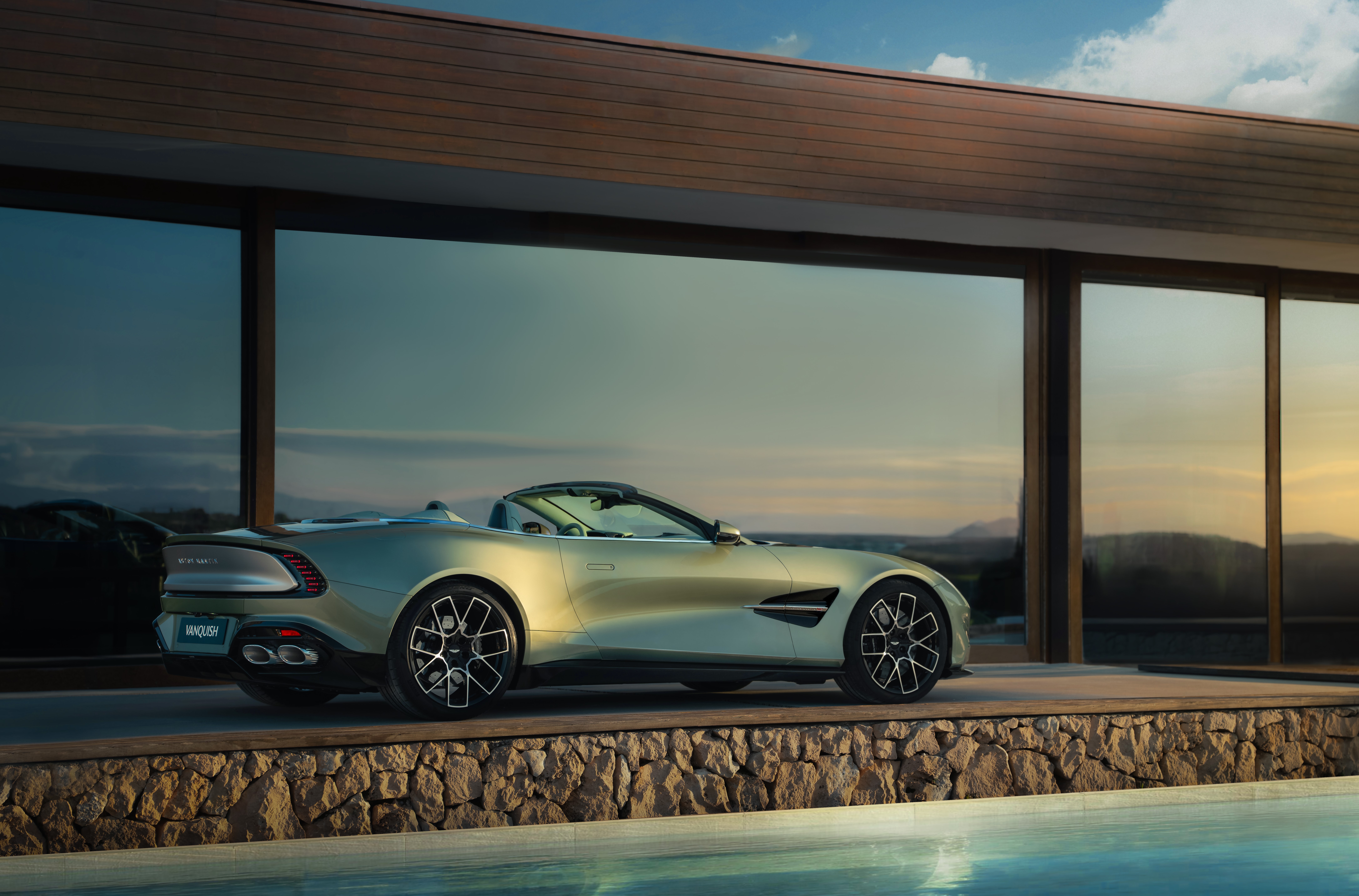 Aston Martin Vanquish Volante side view
