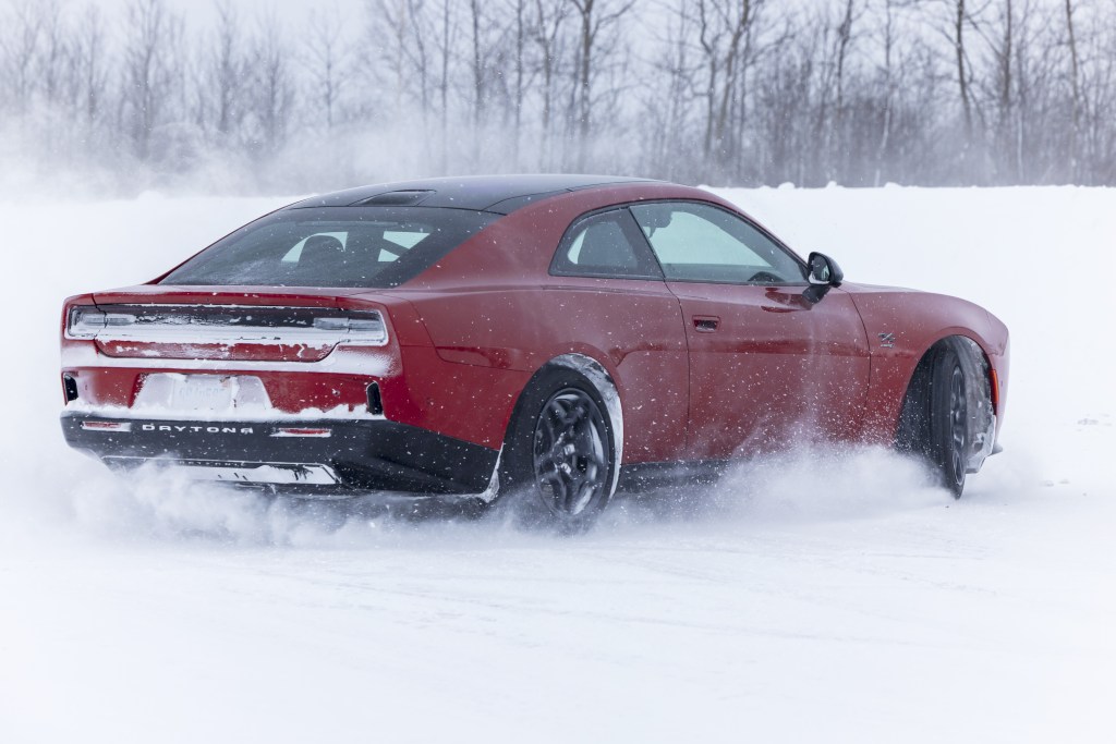 2025 Dodge Charger Daytona R/T snow drift