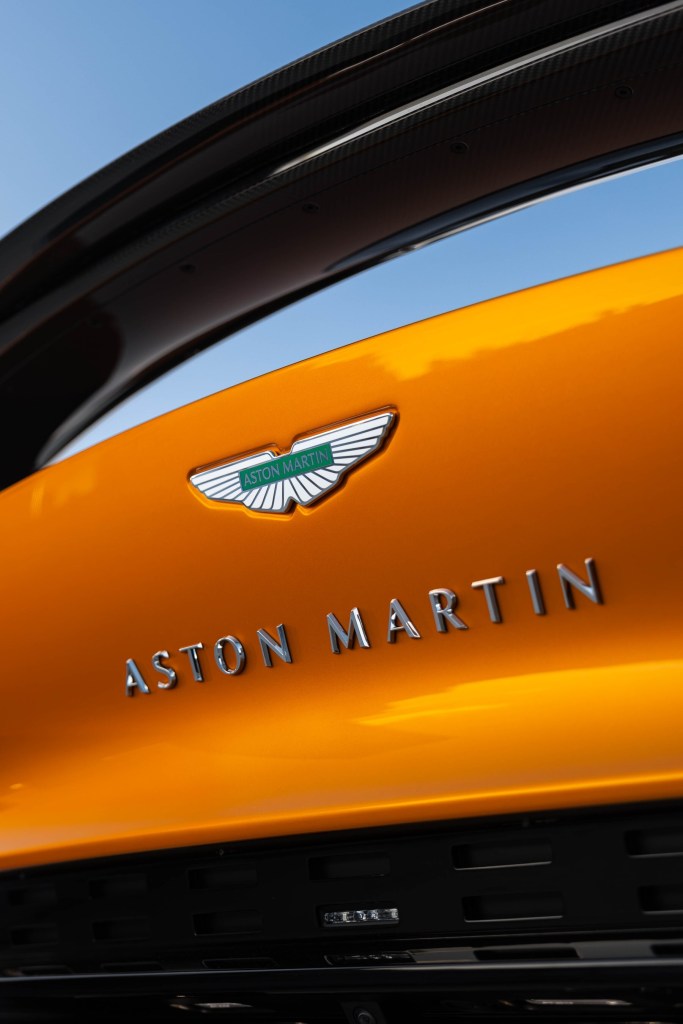 Aston Martin logo on Valiant's rear