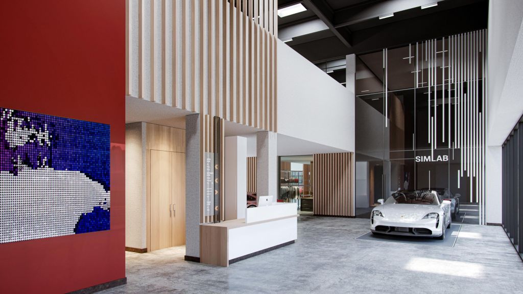 Porsche Experience Centre Toronto building interior