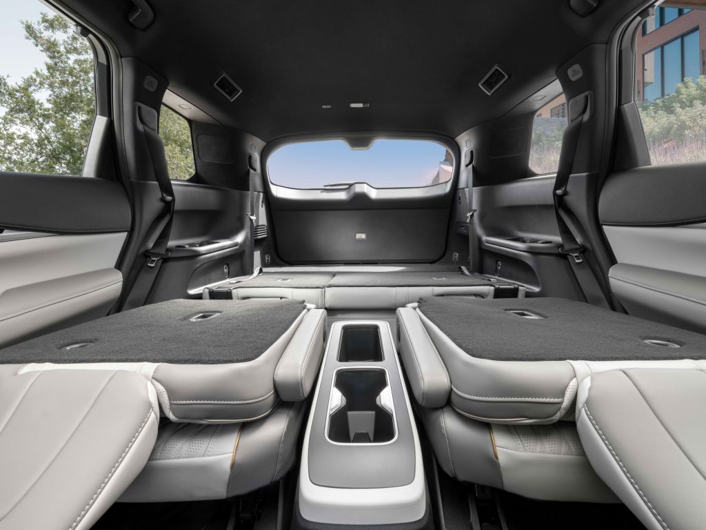 2026 Infiniti QX60 interior seats folded flat