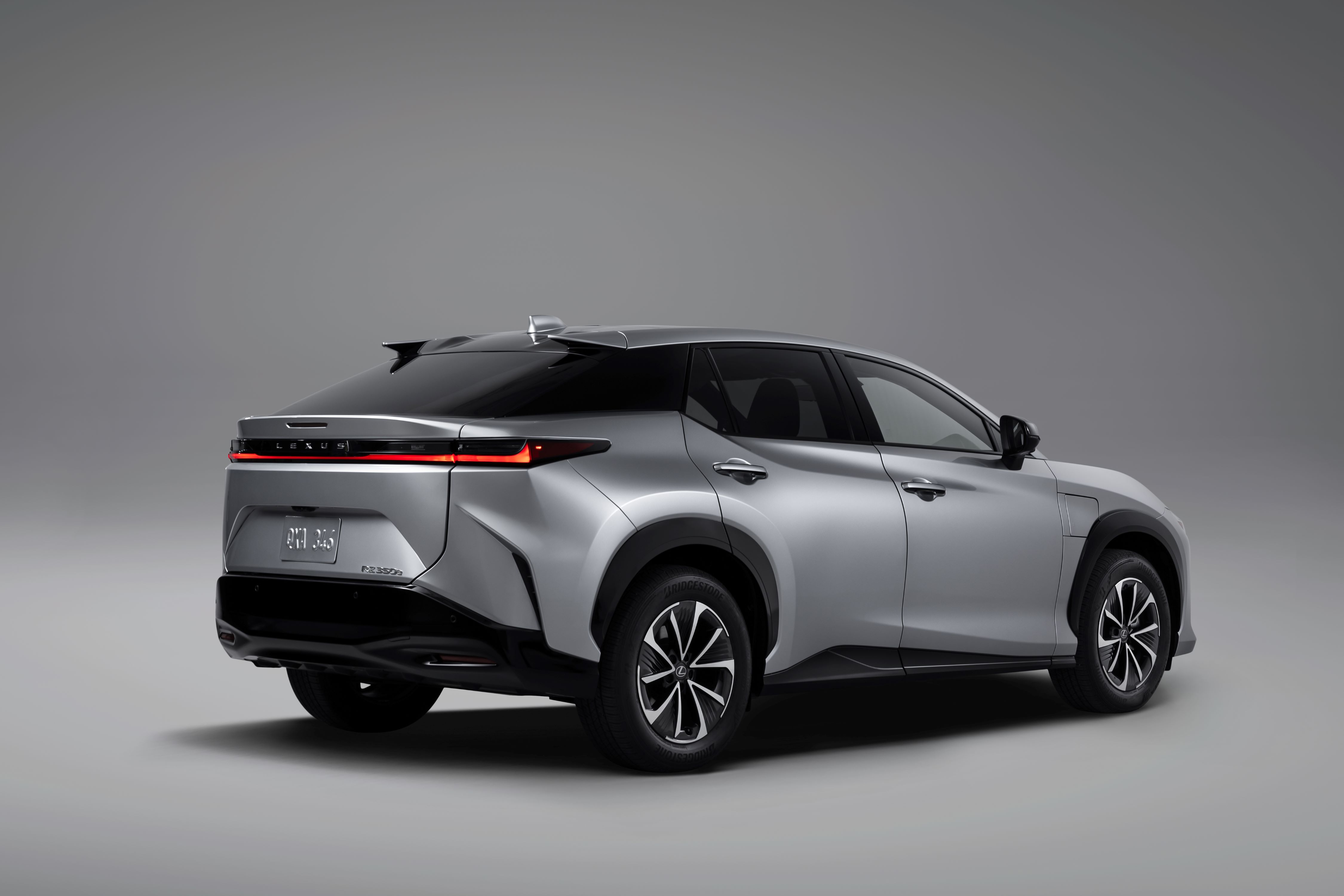 2026 Lexus RZ side and rear