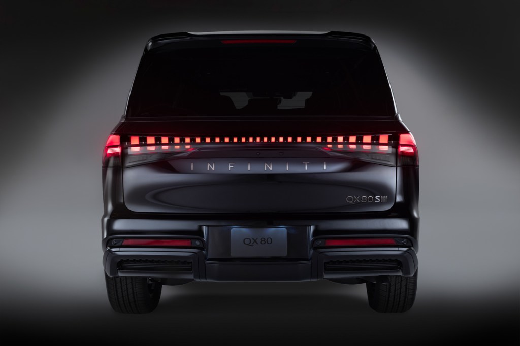 2026 Infiniti QX80 Sport rear