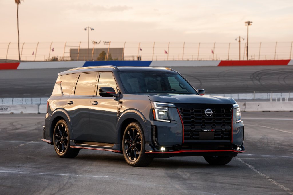 2026 Nissan Armada Nismo at race track