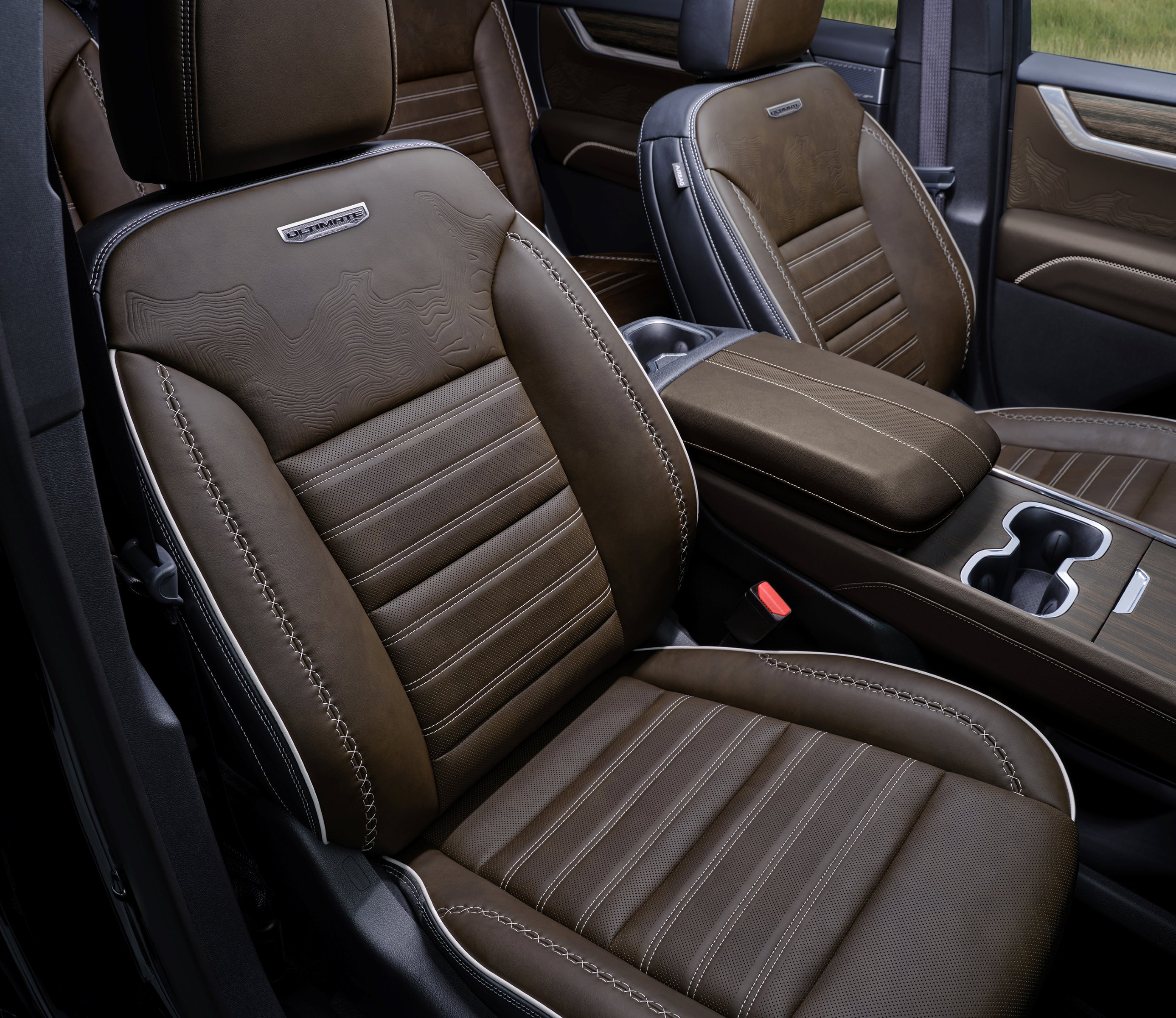 GMC Acadian Ultimate Denali front seats