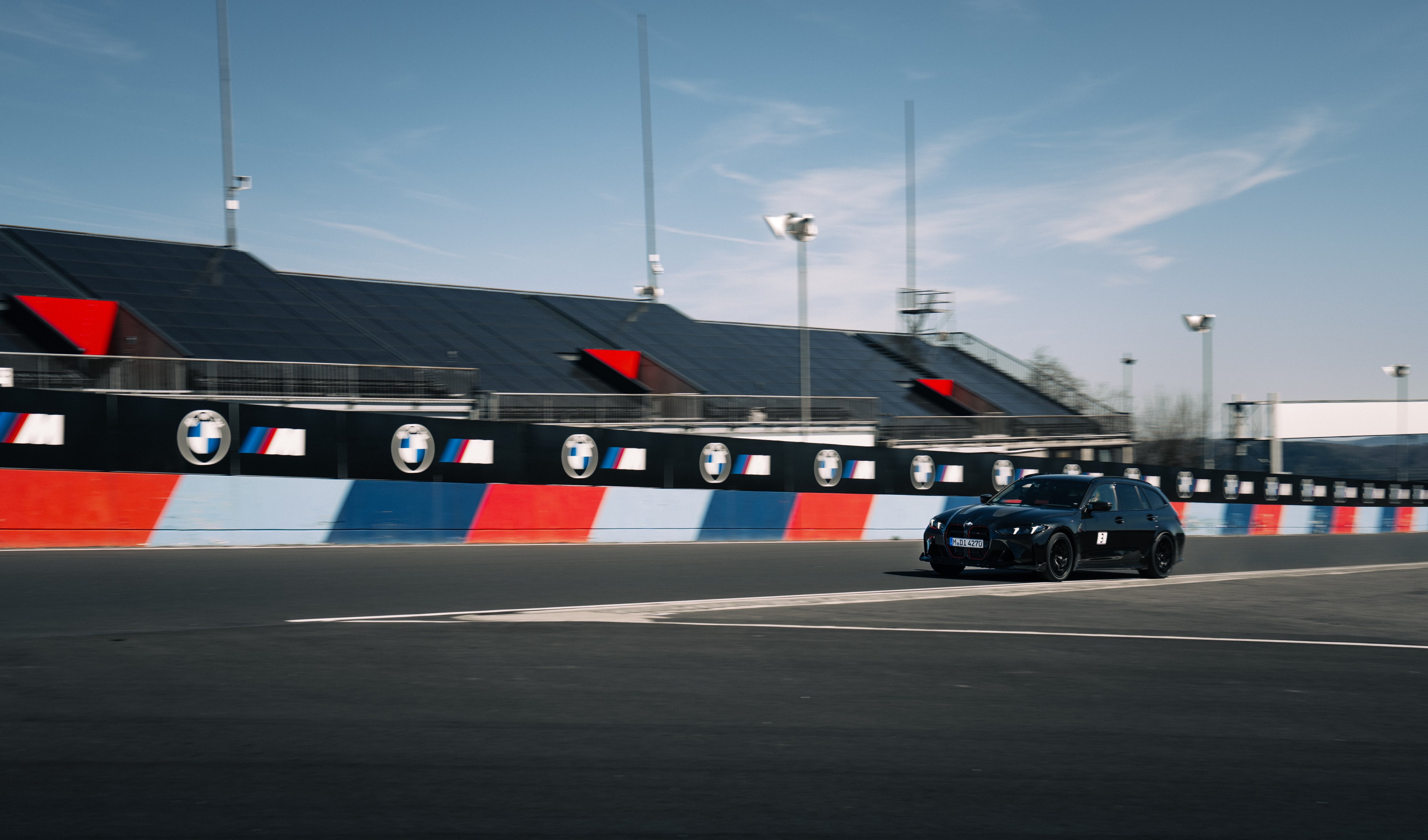 BMW M3 CS Touring driving at Nürburgring Nordschleife