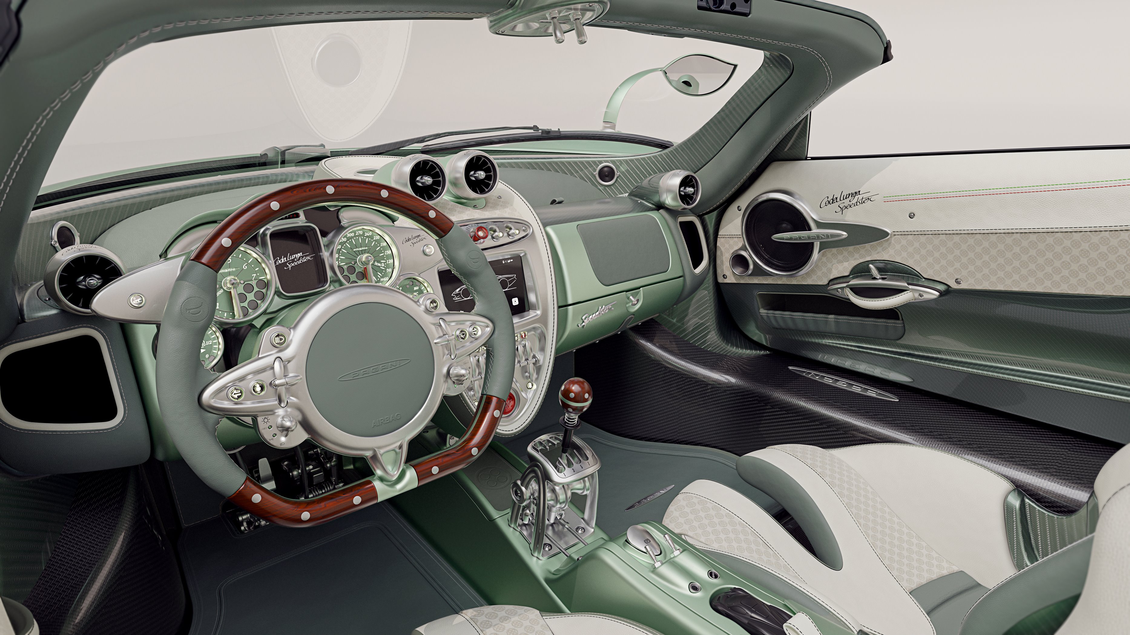 Pagani Huayra Codalunga Speedster interior