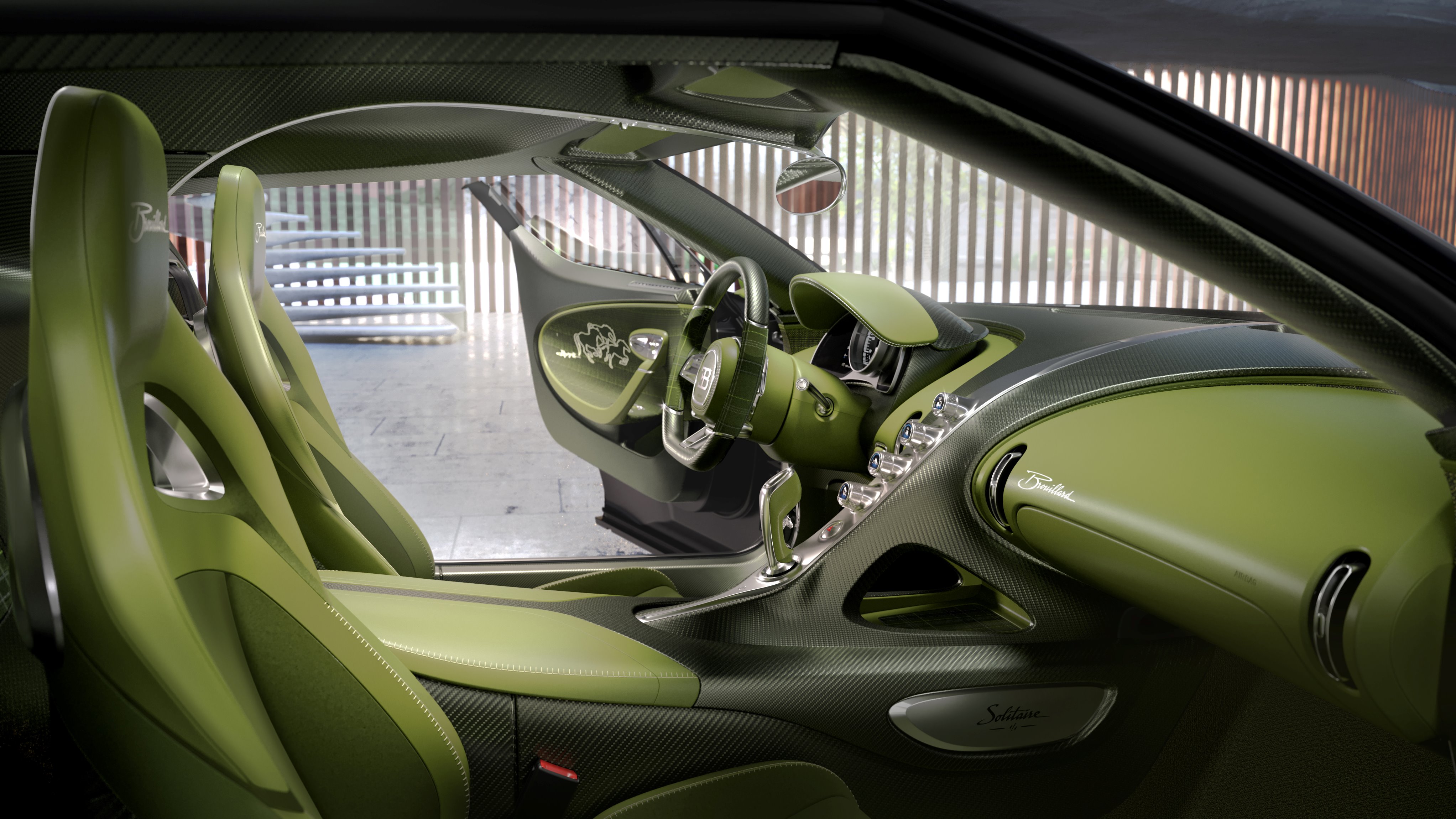 Bugatti Brouillard interior