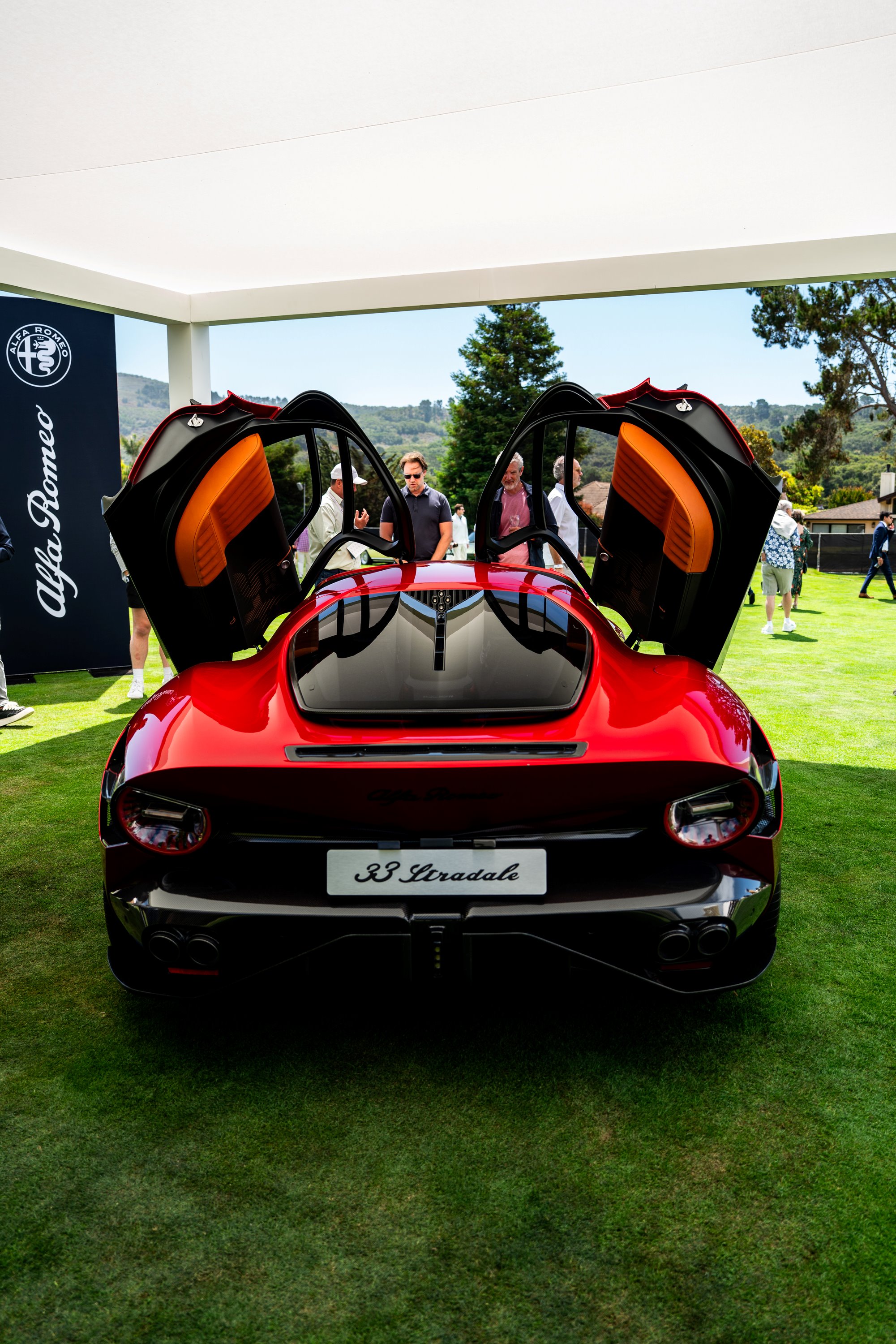Alfa Romeo 33 Stradale at The Quail in Pebble Beach