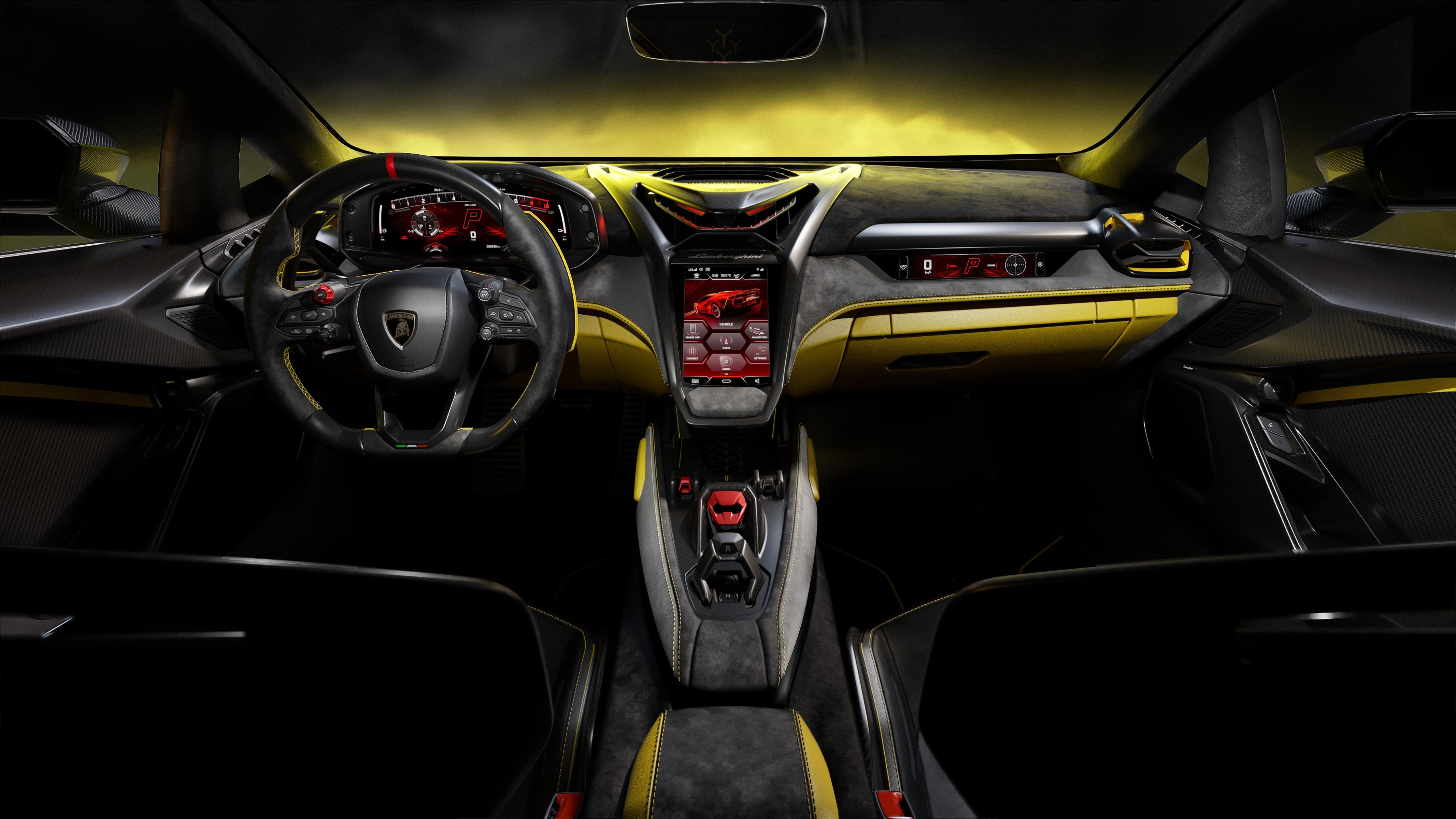 Lamborghini Fenomeno cockpit