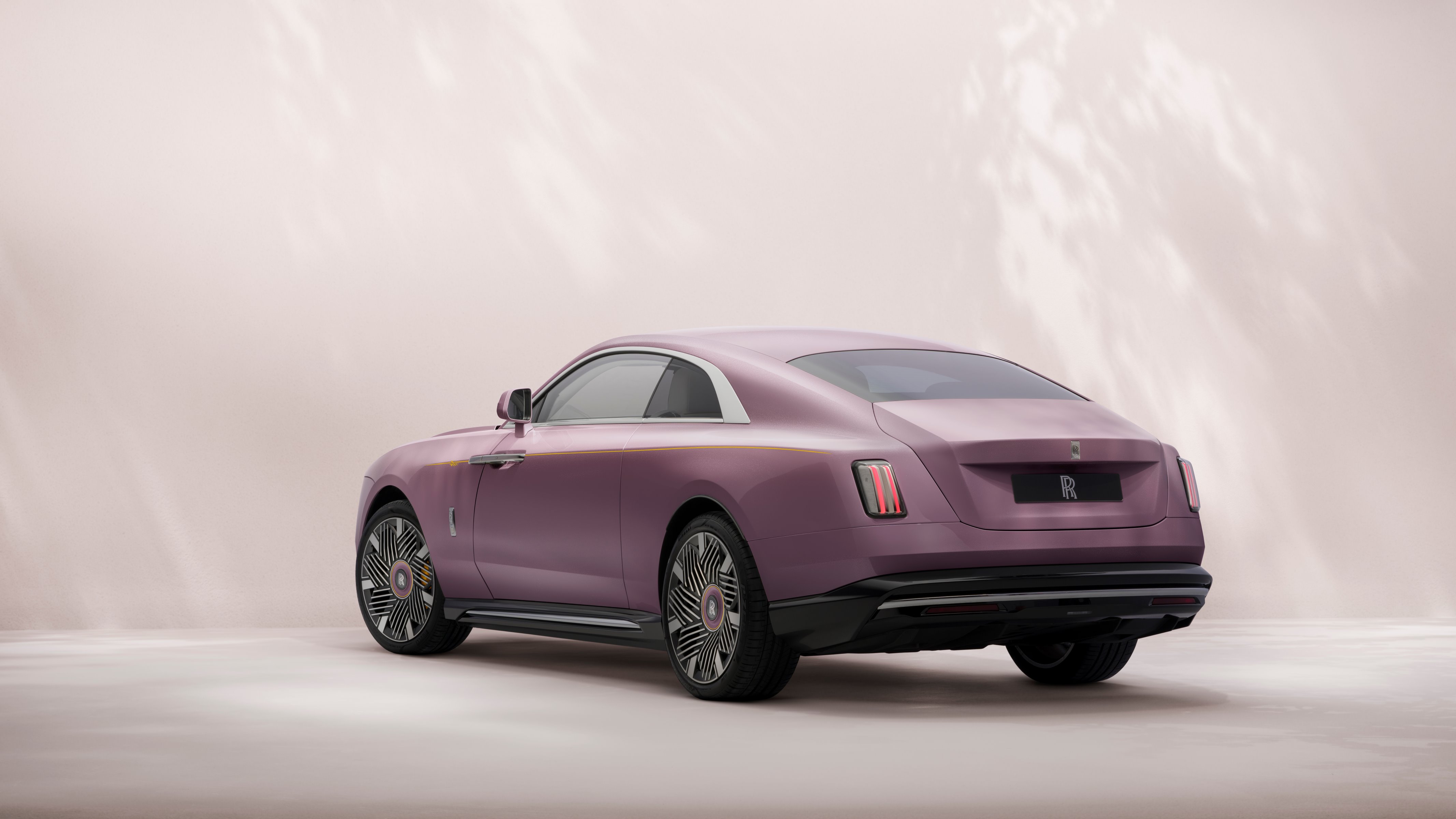 Rolls-Royce Spectre Inspired by Primavera Blossom theme car rear