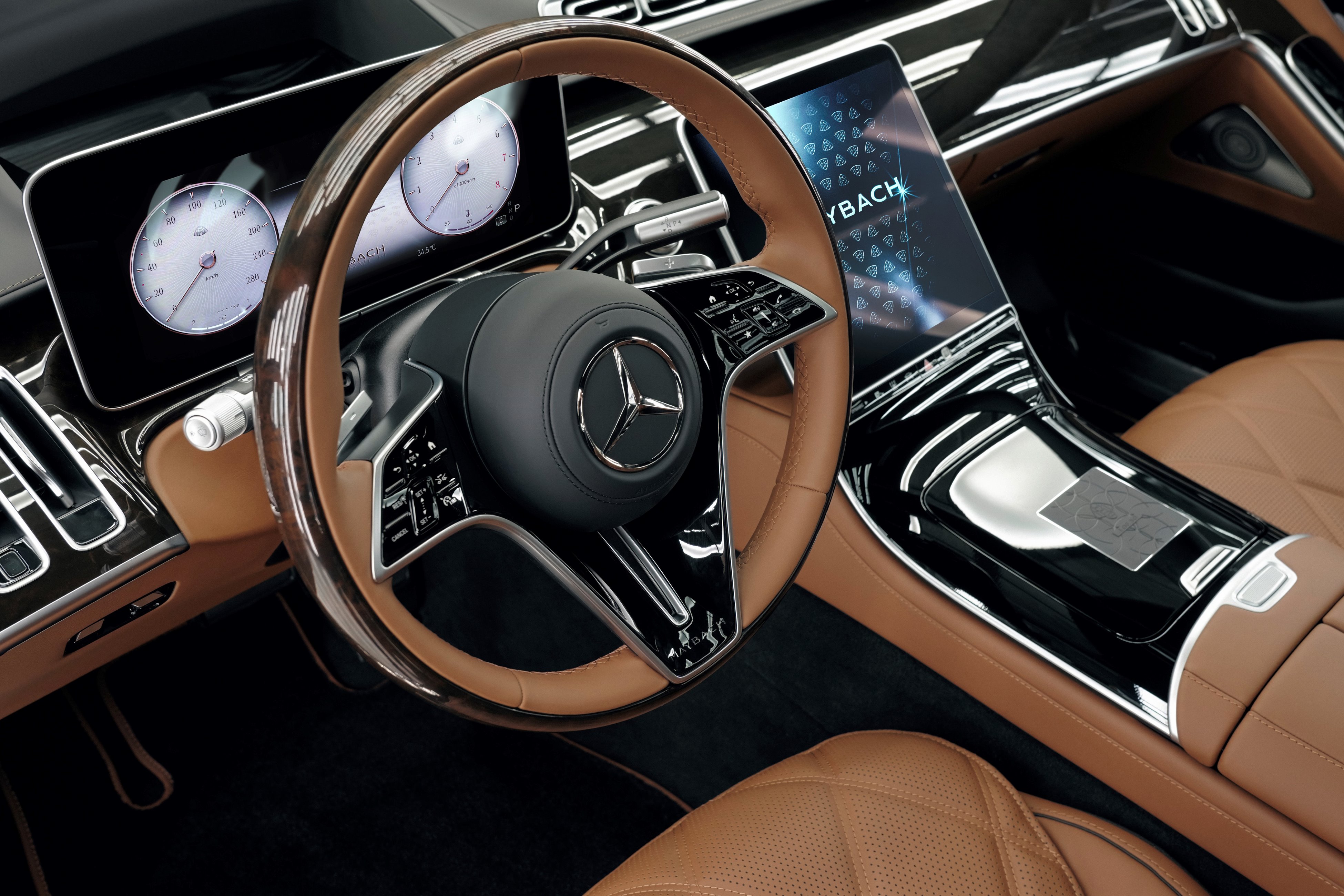 Mercedes-Maybach V12 Edition steering wheel