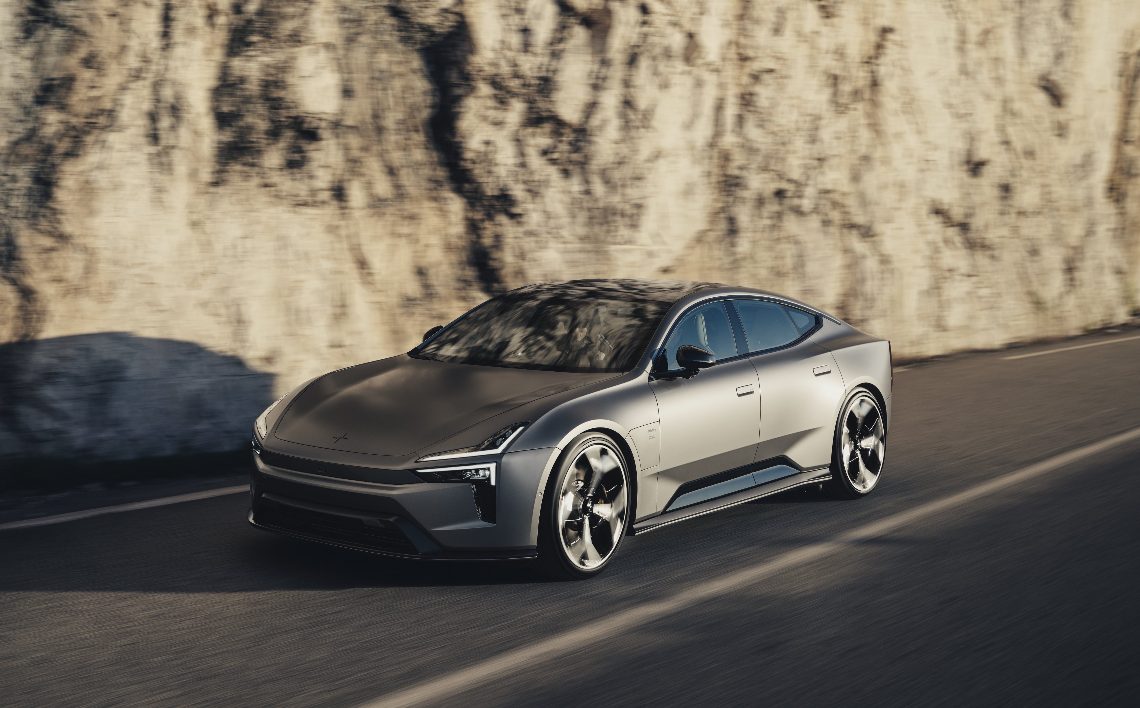 Polestar 5 front and side