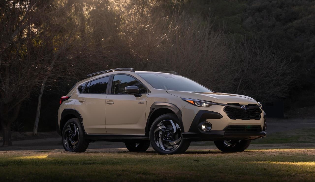 2026 Subaru Crosstrek e-Boxer hybrid front and side