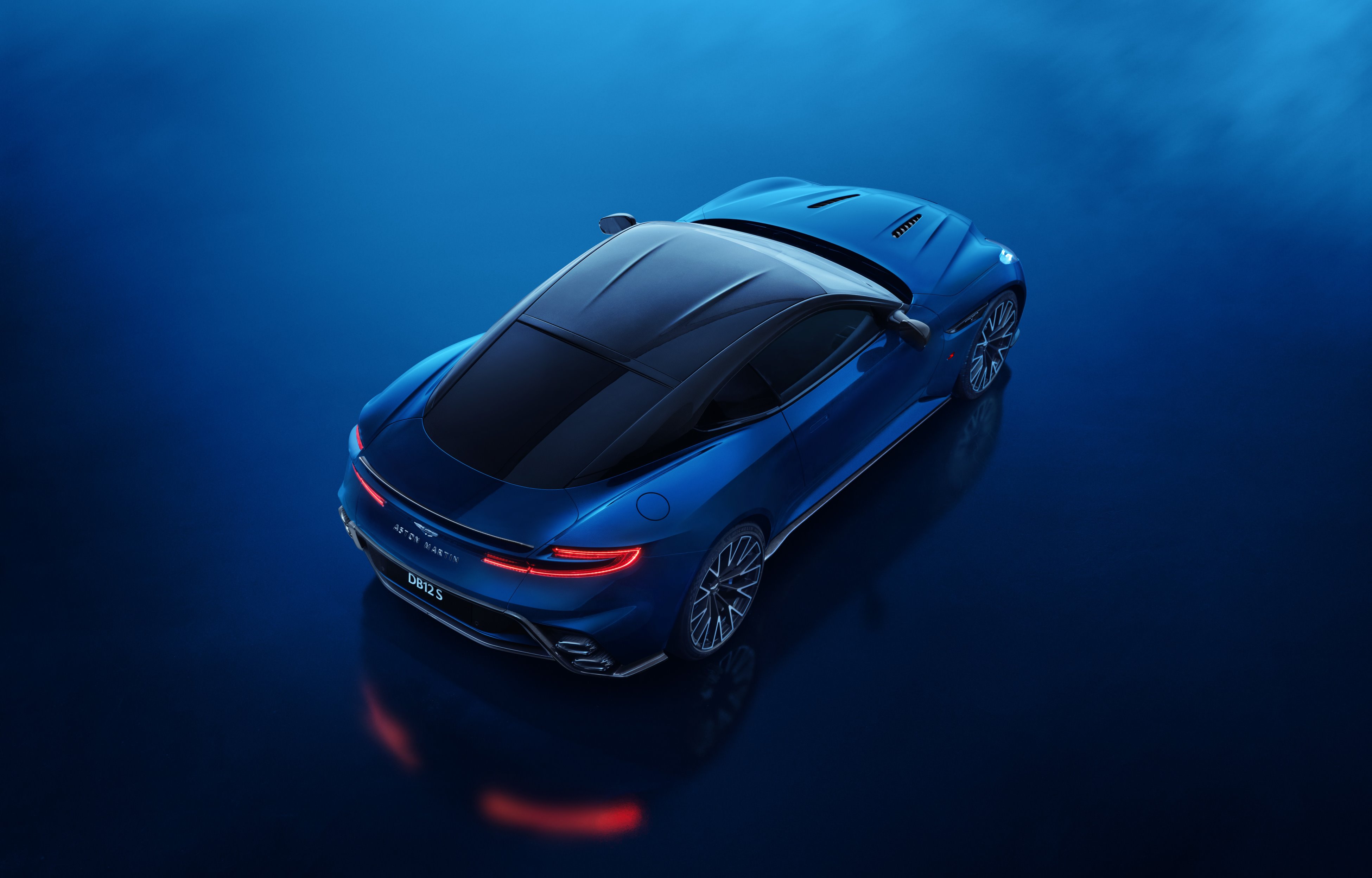 Aston Martin DB12 S view from above