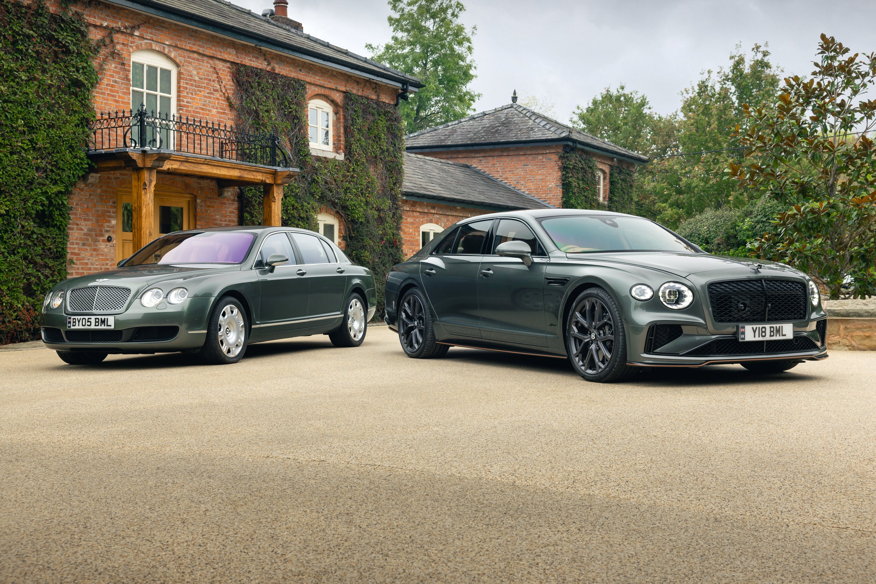 2005 Bentley Continental Flying Spur W12 and 2025 Bentley Mulliner Flying Spur Speed
