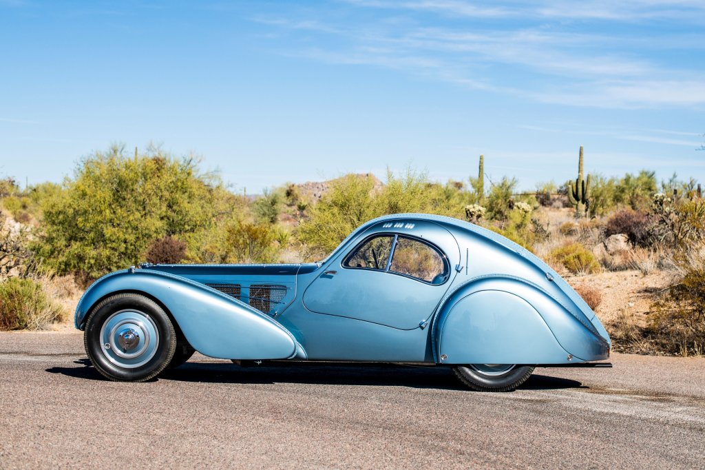 Who were the four Bugatti Type 57 SC Atlantic cars’ original&nbsp;owners?