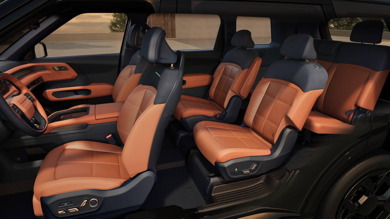 2027 Kia Telluride SXP three rows of seats