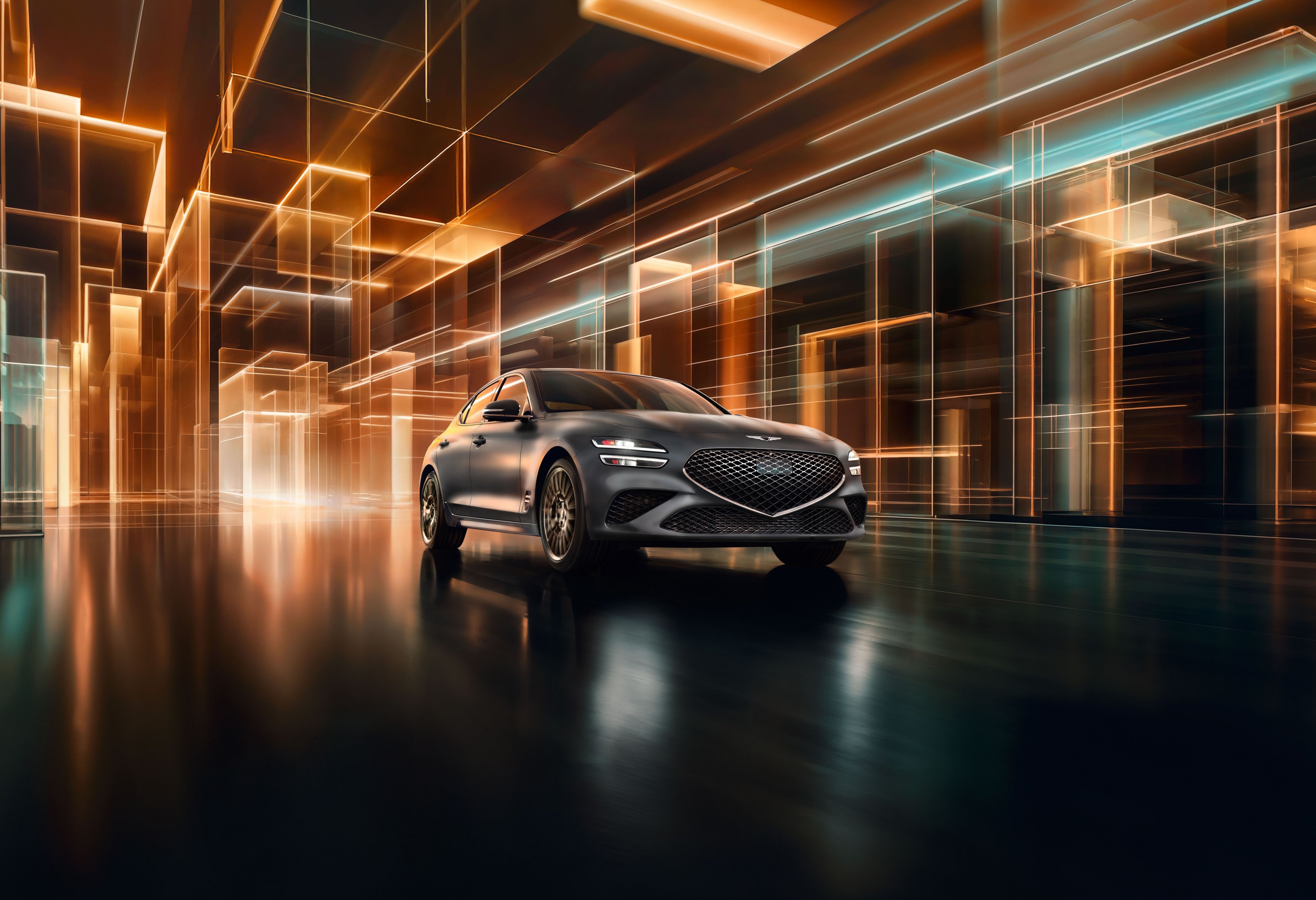 Genesis G70 Graphite exterior