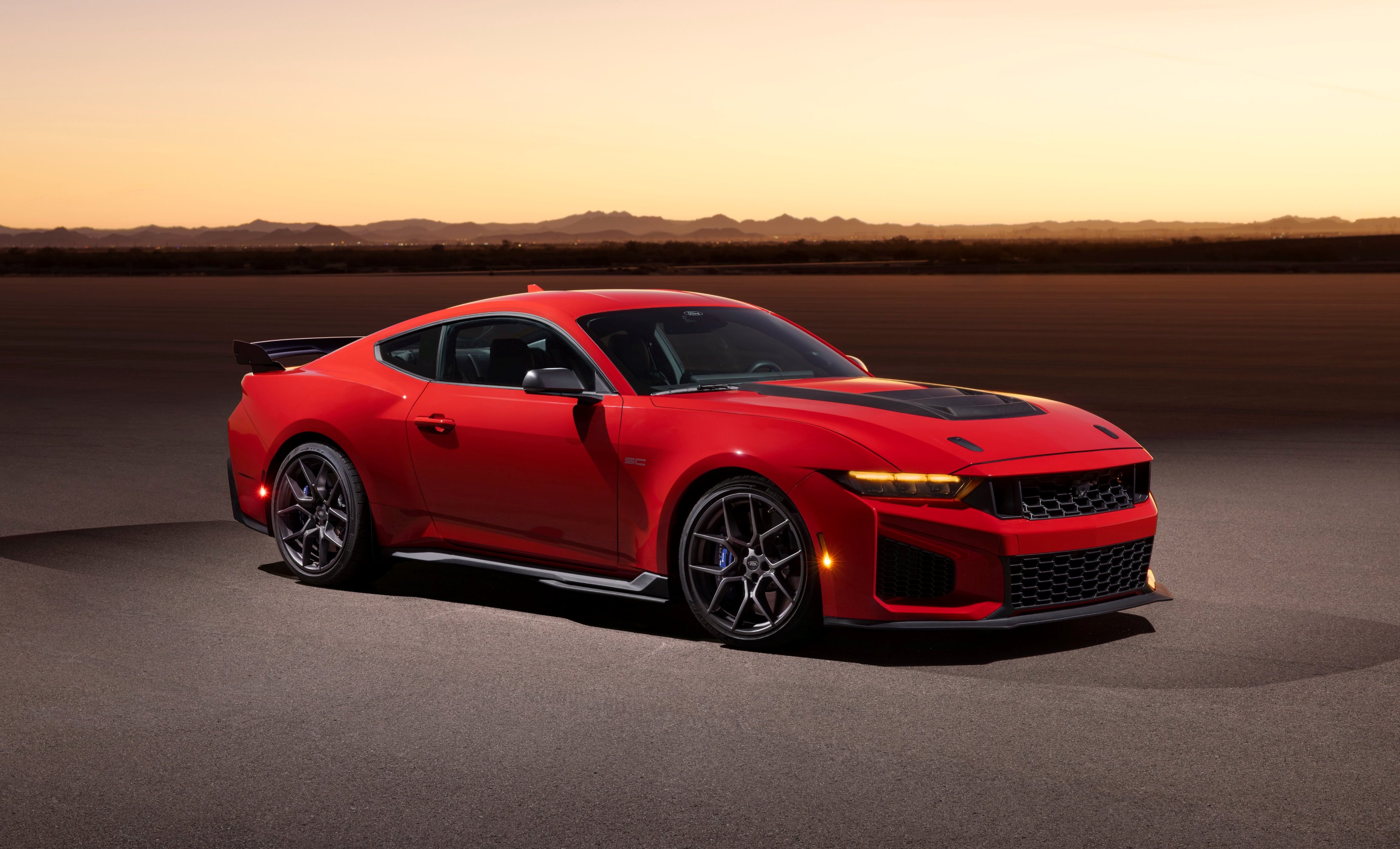 2026 Ford Mustang Dark Horse SC front and side