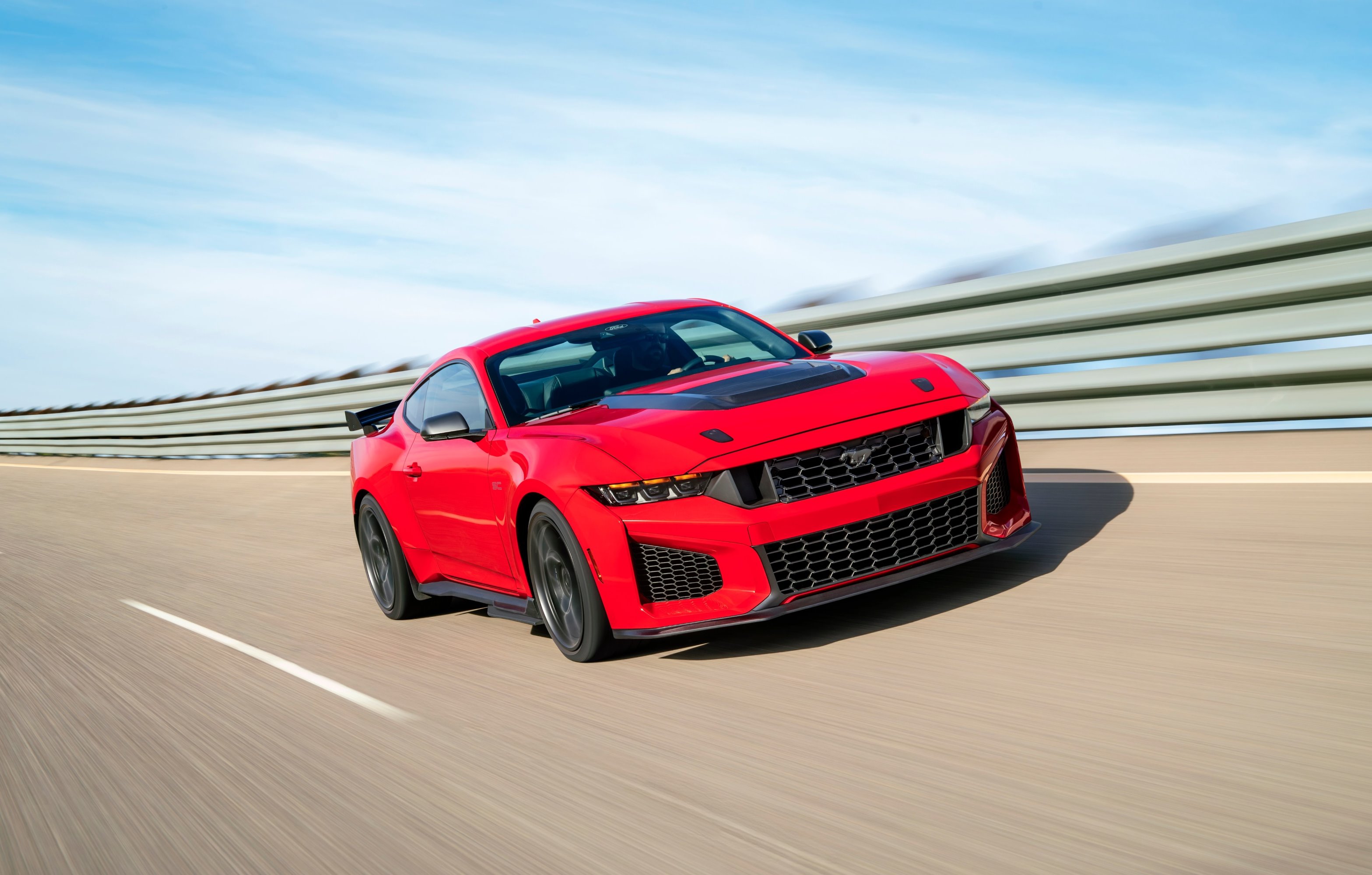 2026 Ford Mustang Dark Horse SC on track