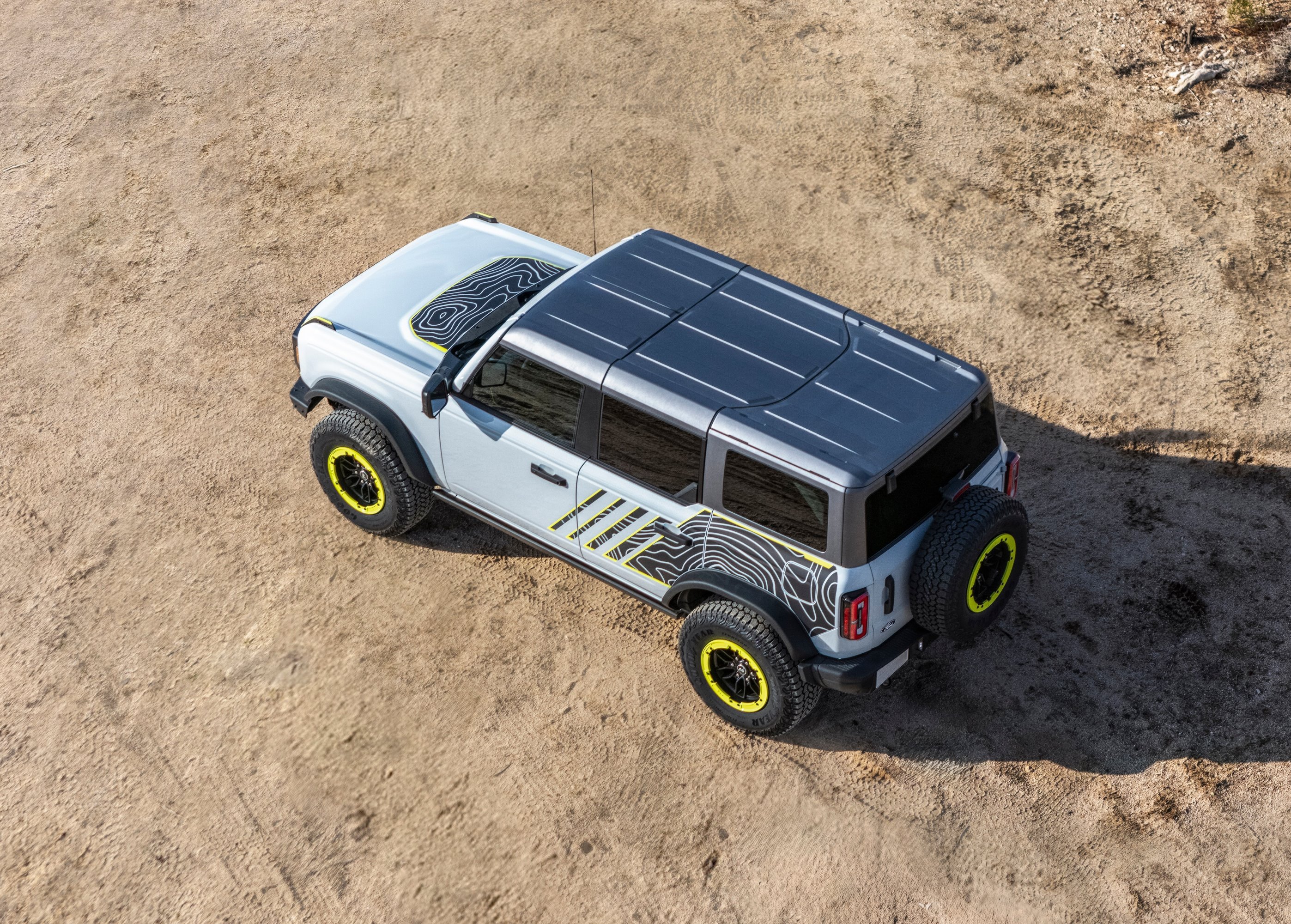 Ford Bronco RTR from above