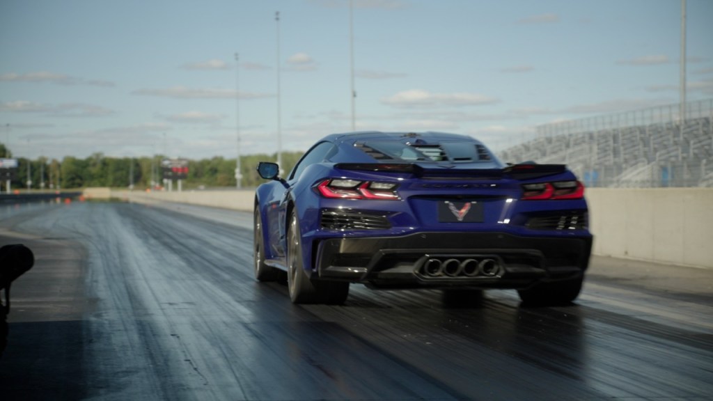 Chevrolet Corvette ZR1Z on drag strip
