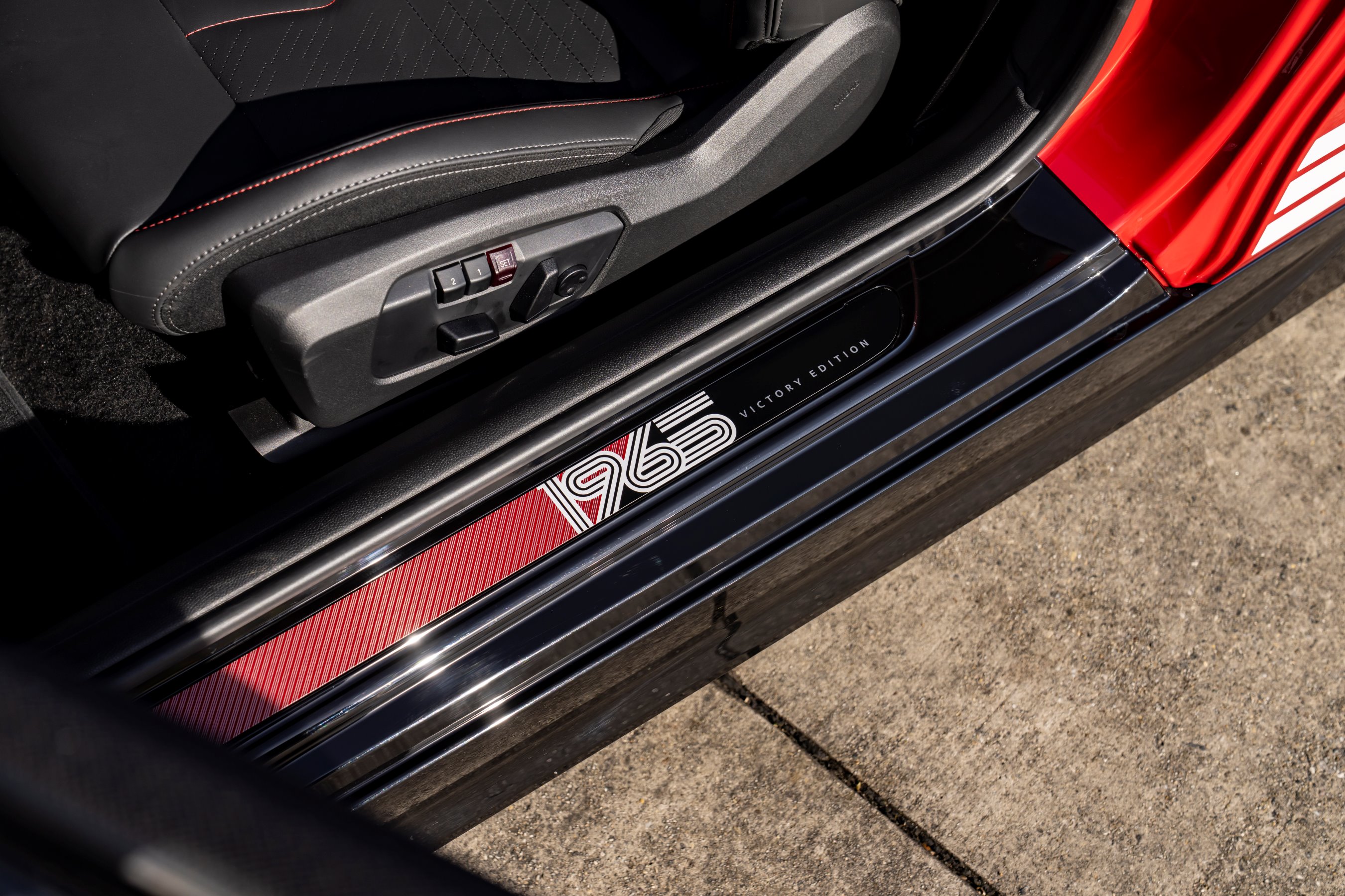 Mini 1965 Victory Edition 1965 graphic on door sill