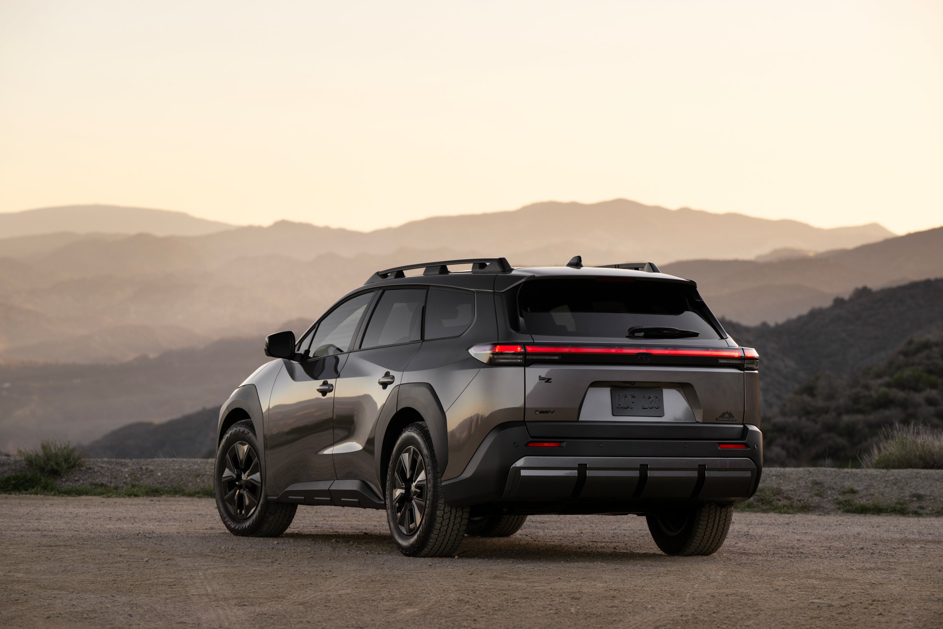 Toyota bZ Woodland rear and side