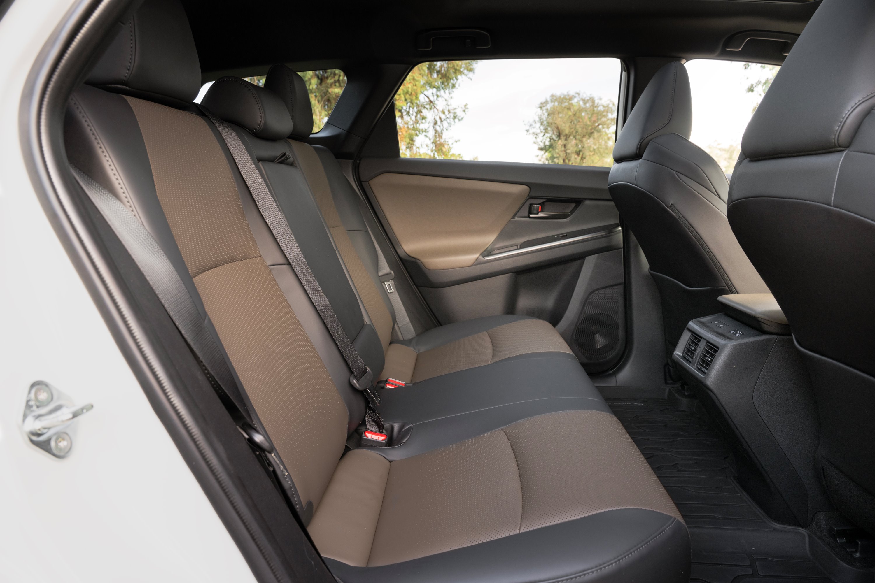 Toyota bZ Woodland rear seats