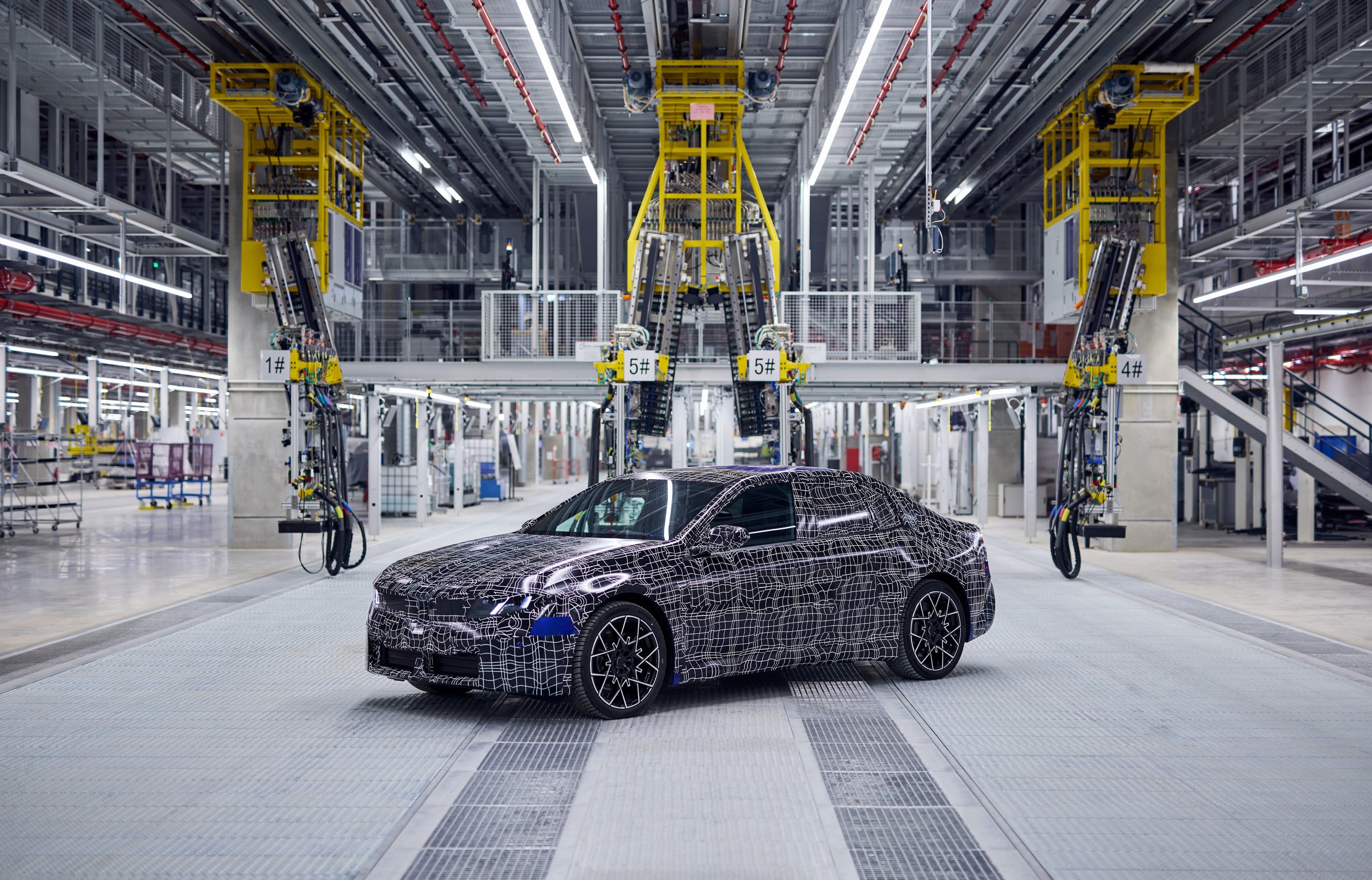 Pre-production BMW i3 in camouflage