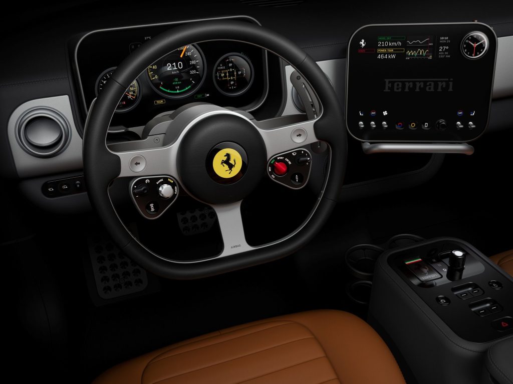 Ferrari releases teaser images of upcoming EV’s&nbsp;interior