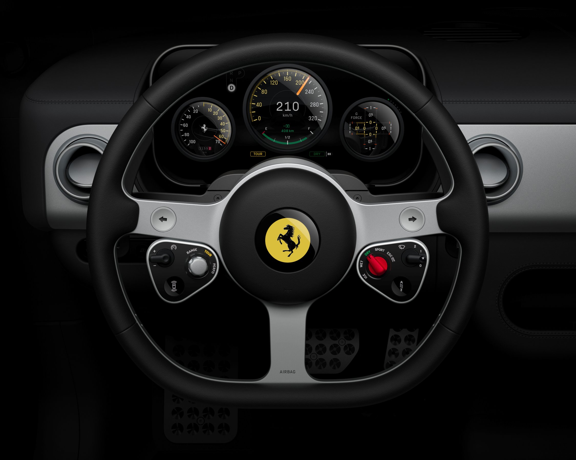 Ferrari Luce steering wheel