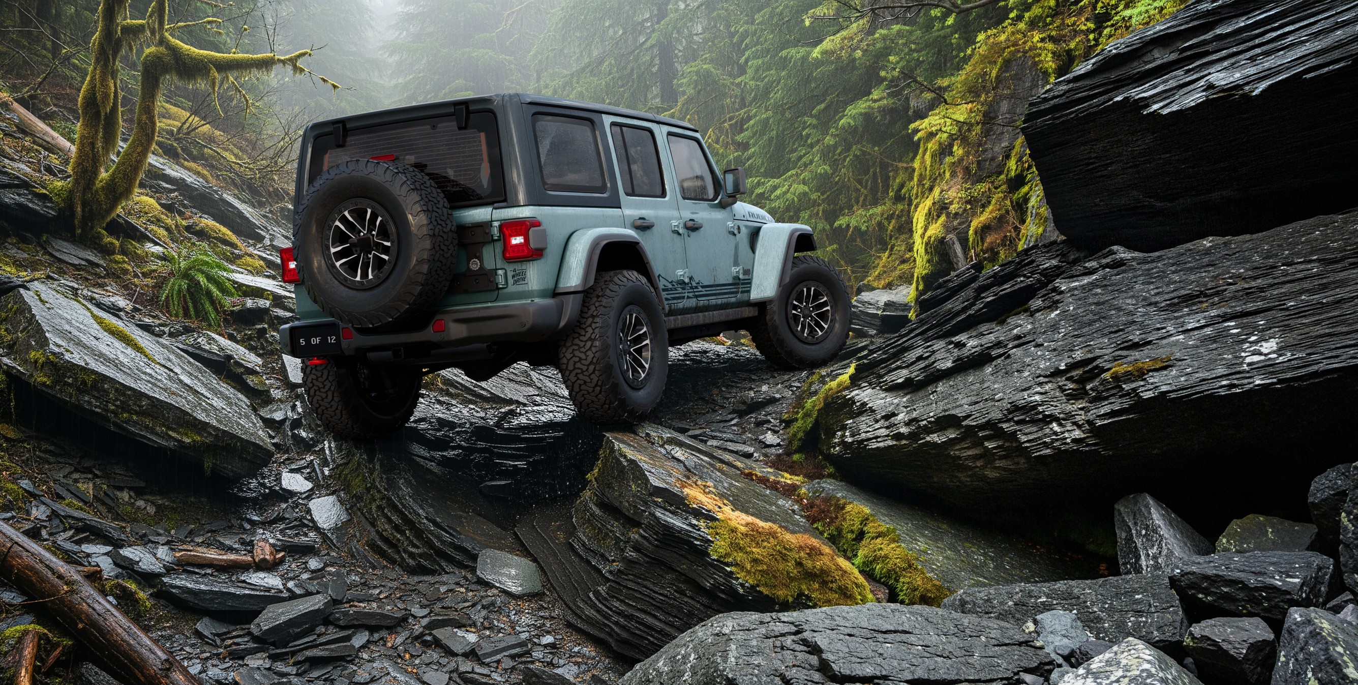 2026 Jeep Wrangler Rockslide rear