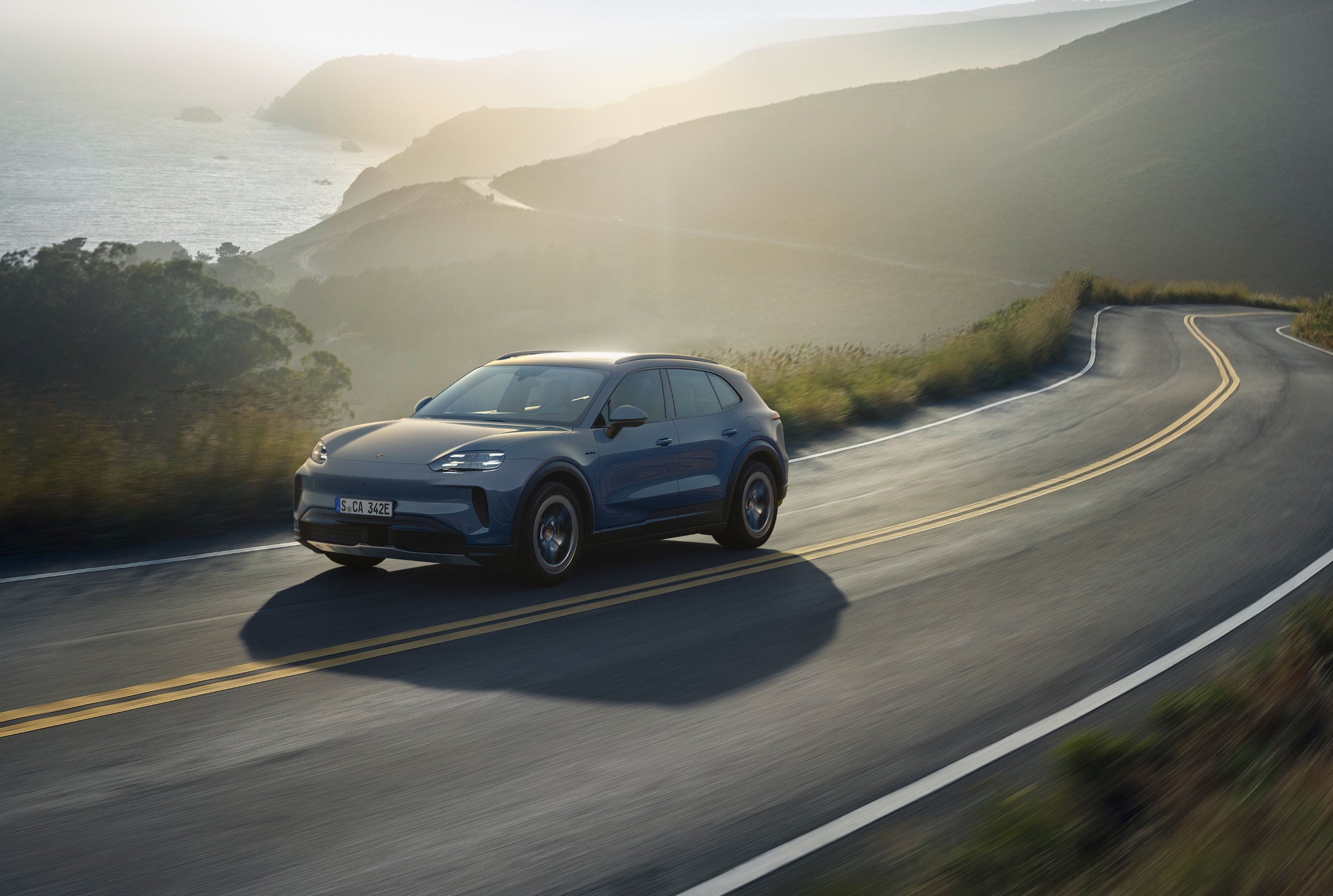 Porsche Cayenne S Electric driving