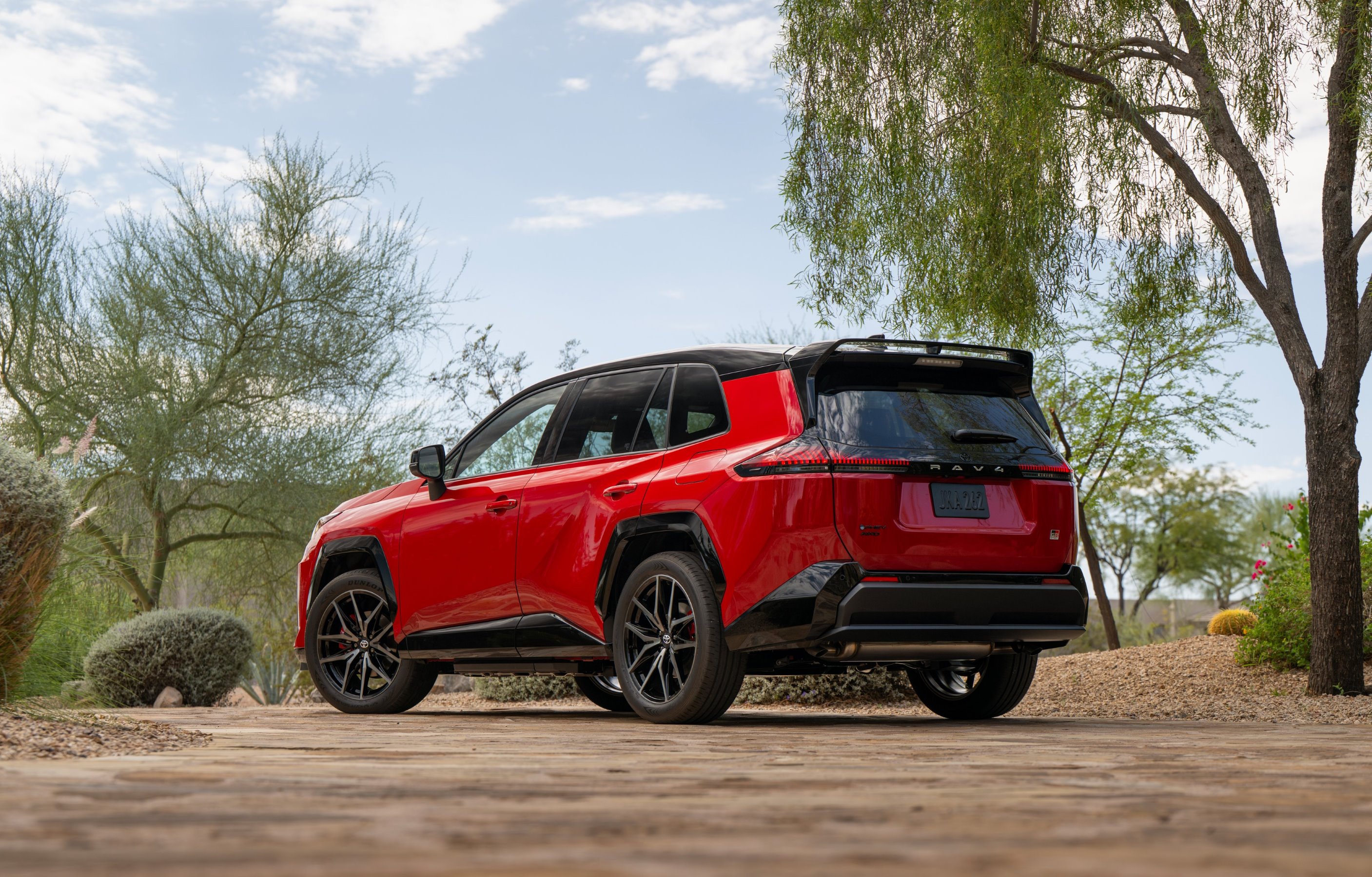 2026 Toyota RAV4 Plug-in Hybrid GR Sport rear and side