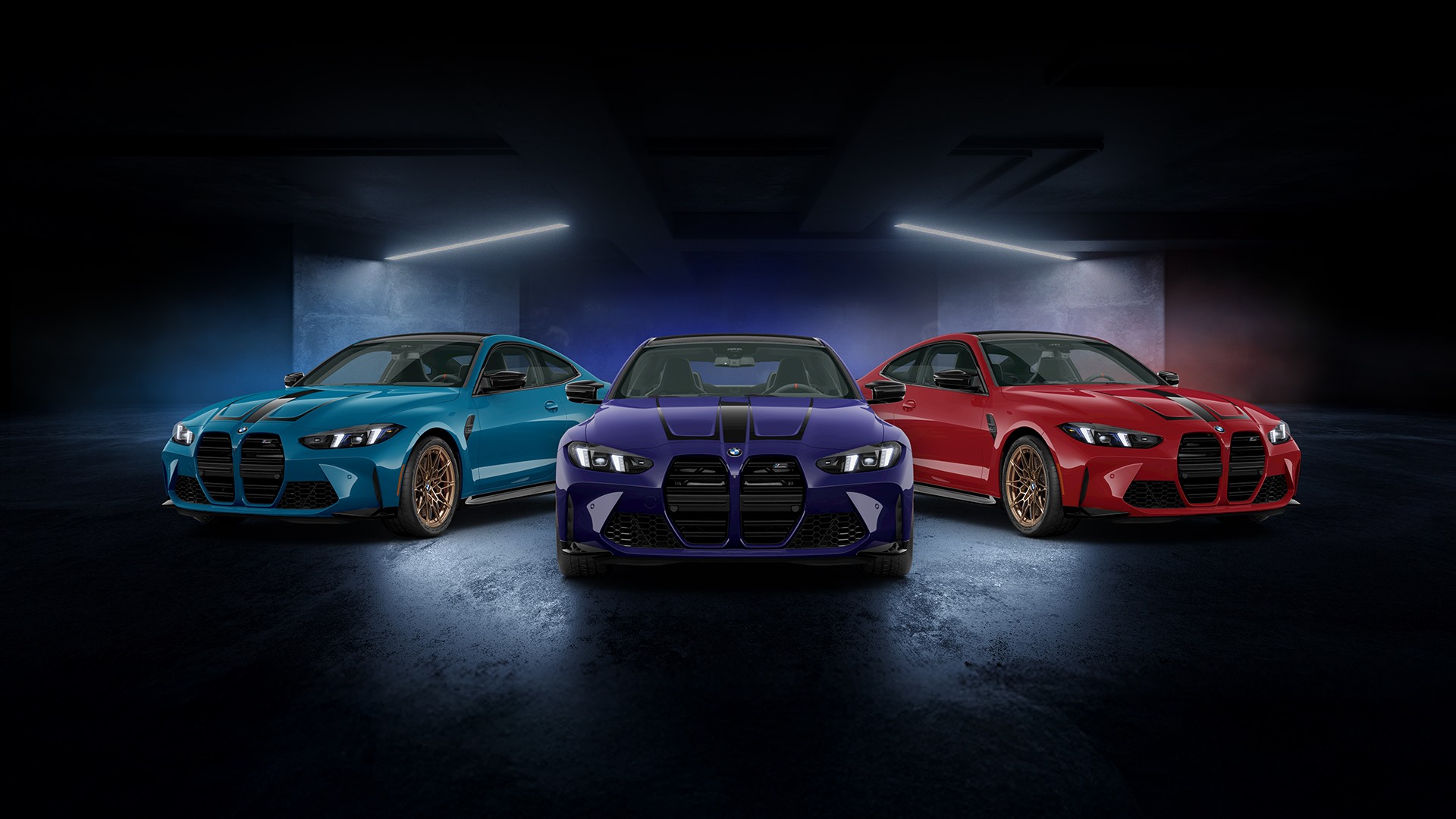 2027 BMW M4 Coupe M Legacy Edition trio in three colours